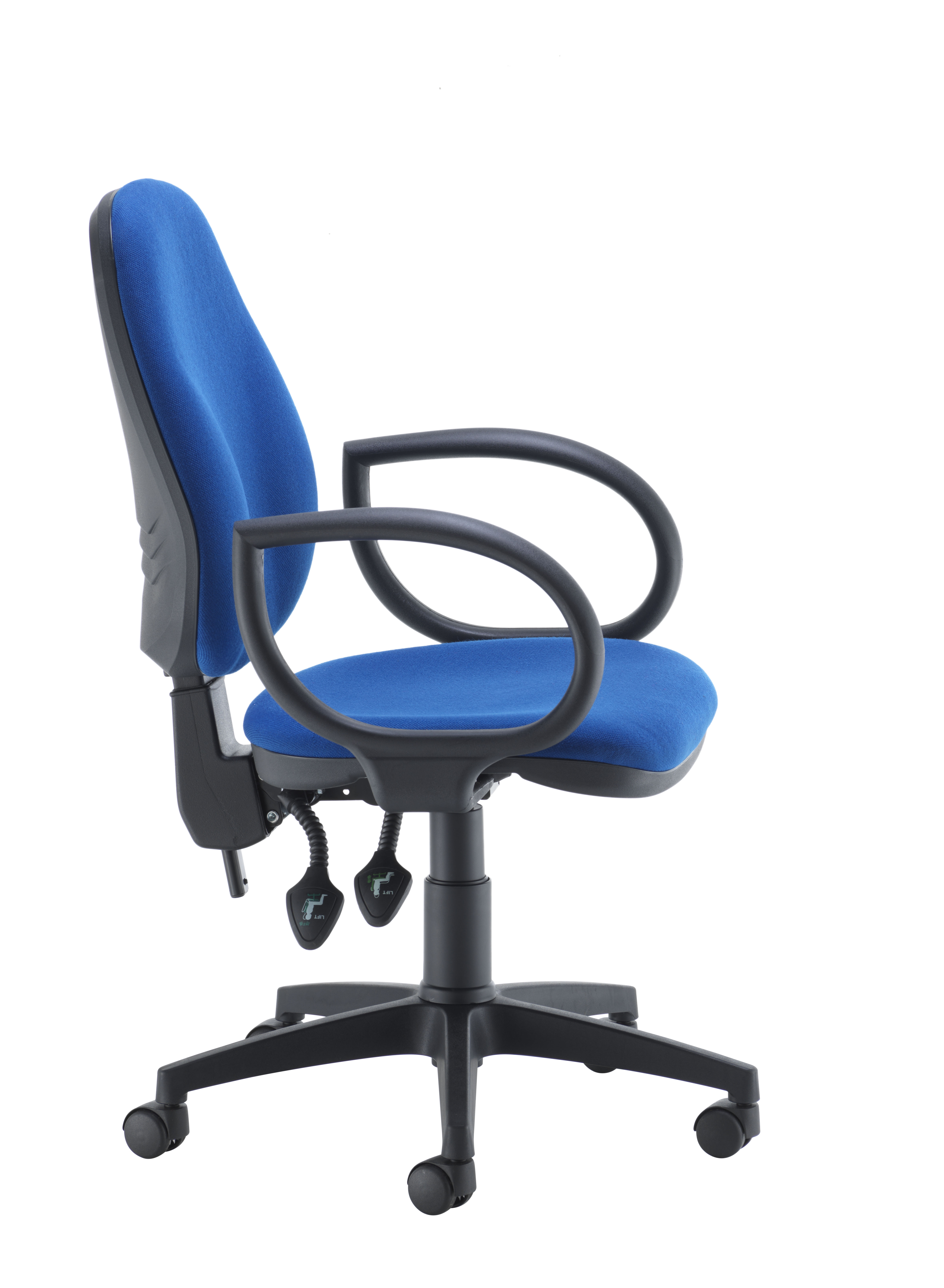 Concept Operator Chair | High-Back | Fixed Arms | Royal Blue thumbnail 3