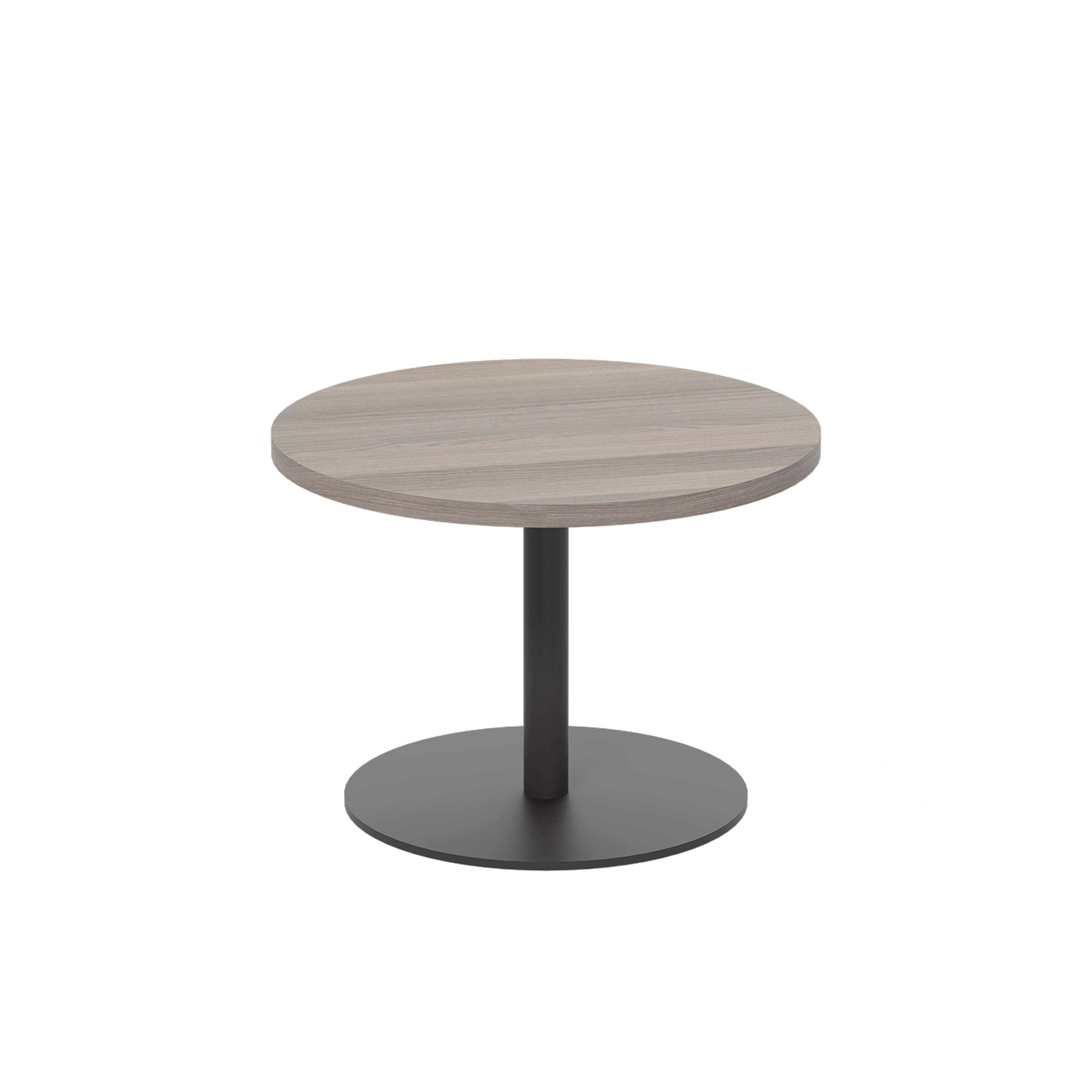 Contract Table Low (FSC) | 600mm | Grey Oak/Black thumbnail 3