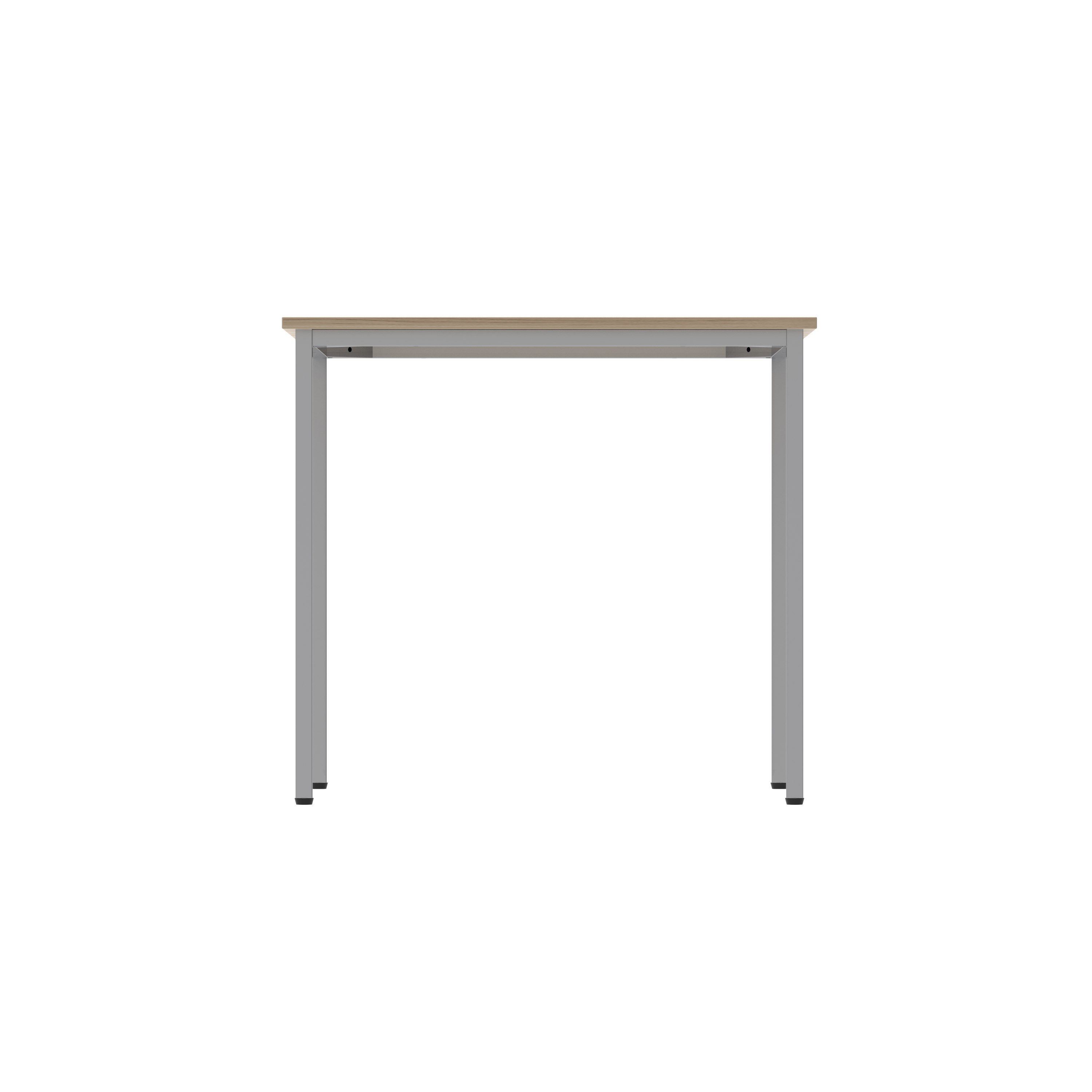 Office Rectangular Multi-Use Table (FSC) | 800X800 | Canadian Oak/Silver thumbnail 4