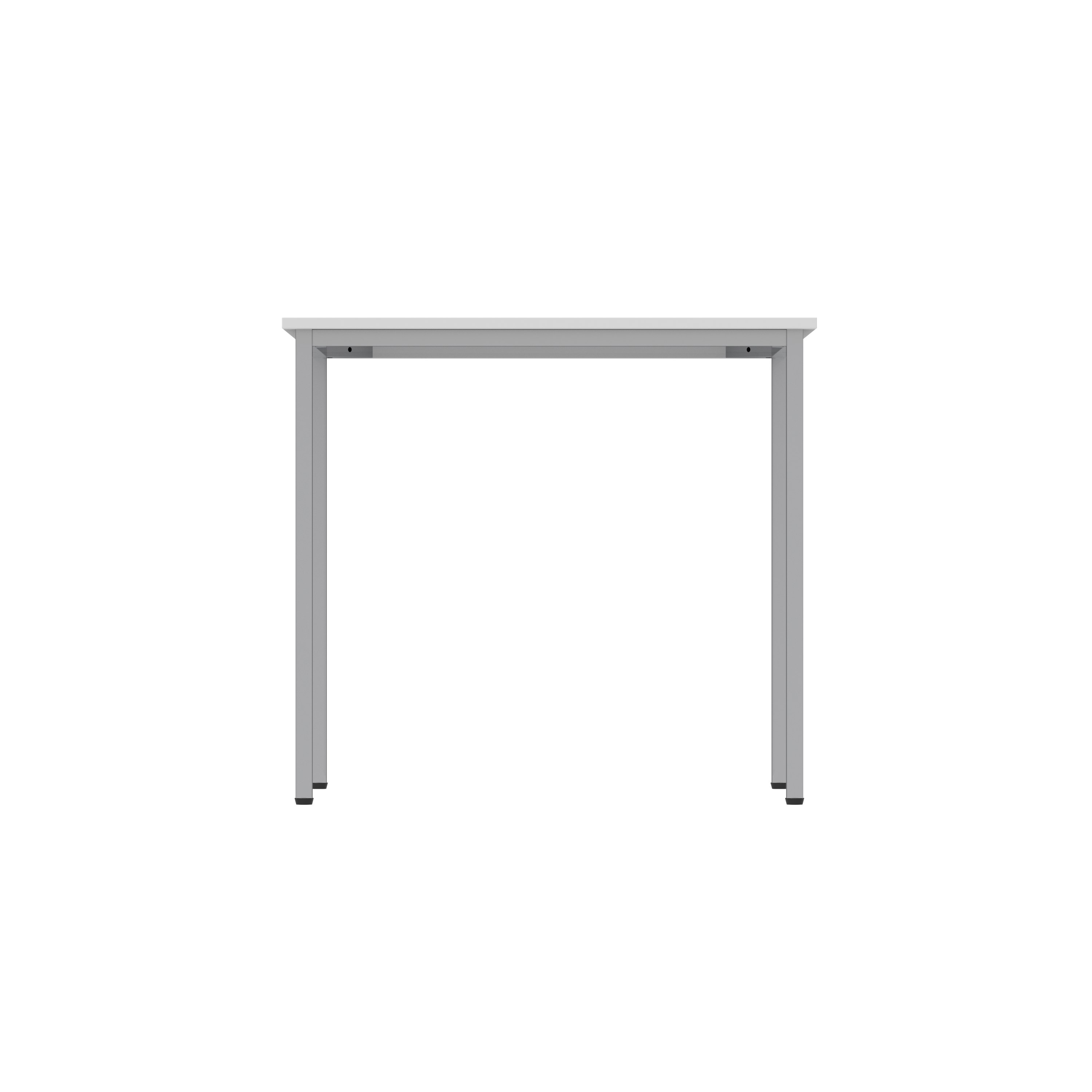 Office Rectangular Multi-Use Table (FSC) | 800X800 | Arctic White/Silver thumbnail 4