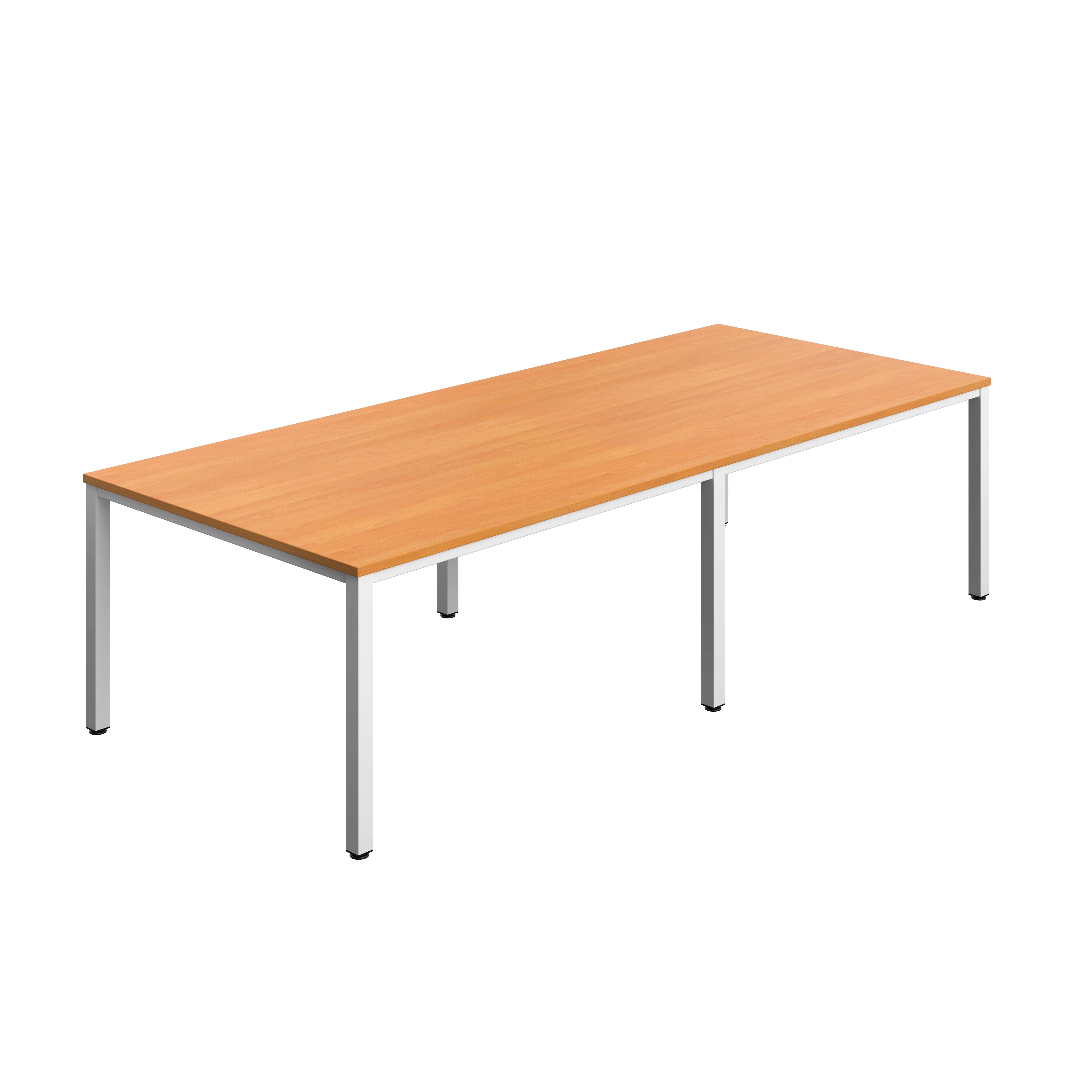 Fraction Infinity Rectangular Meeting Table (FSC) | 2800 X 1200 | Beech/White