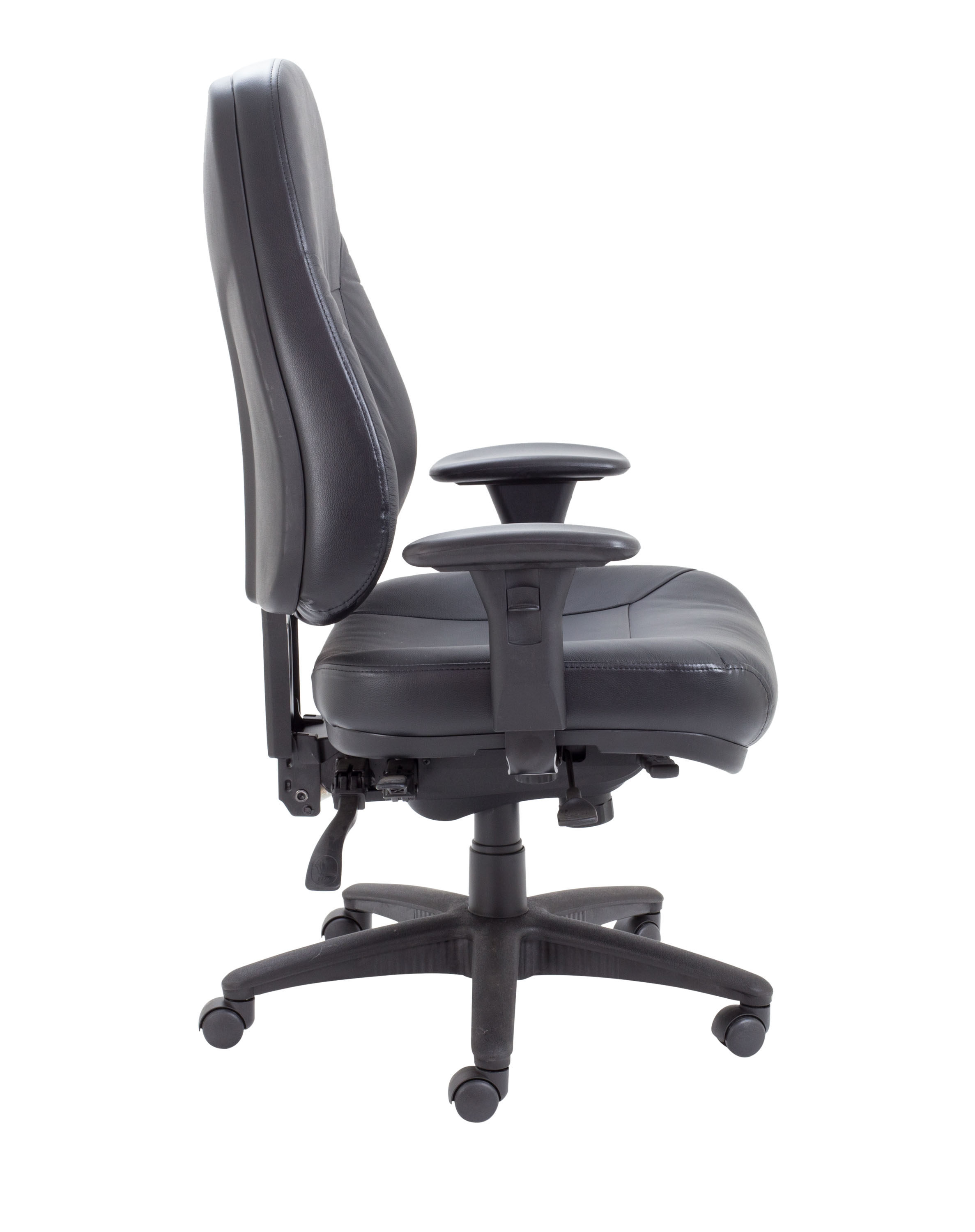 Panther Executive Leather Office Chair | Black thumbnail 3