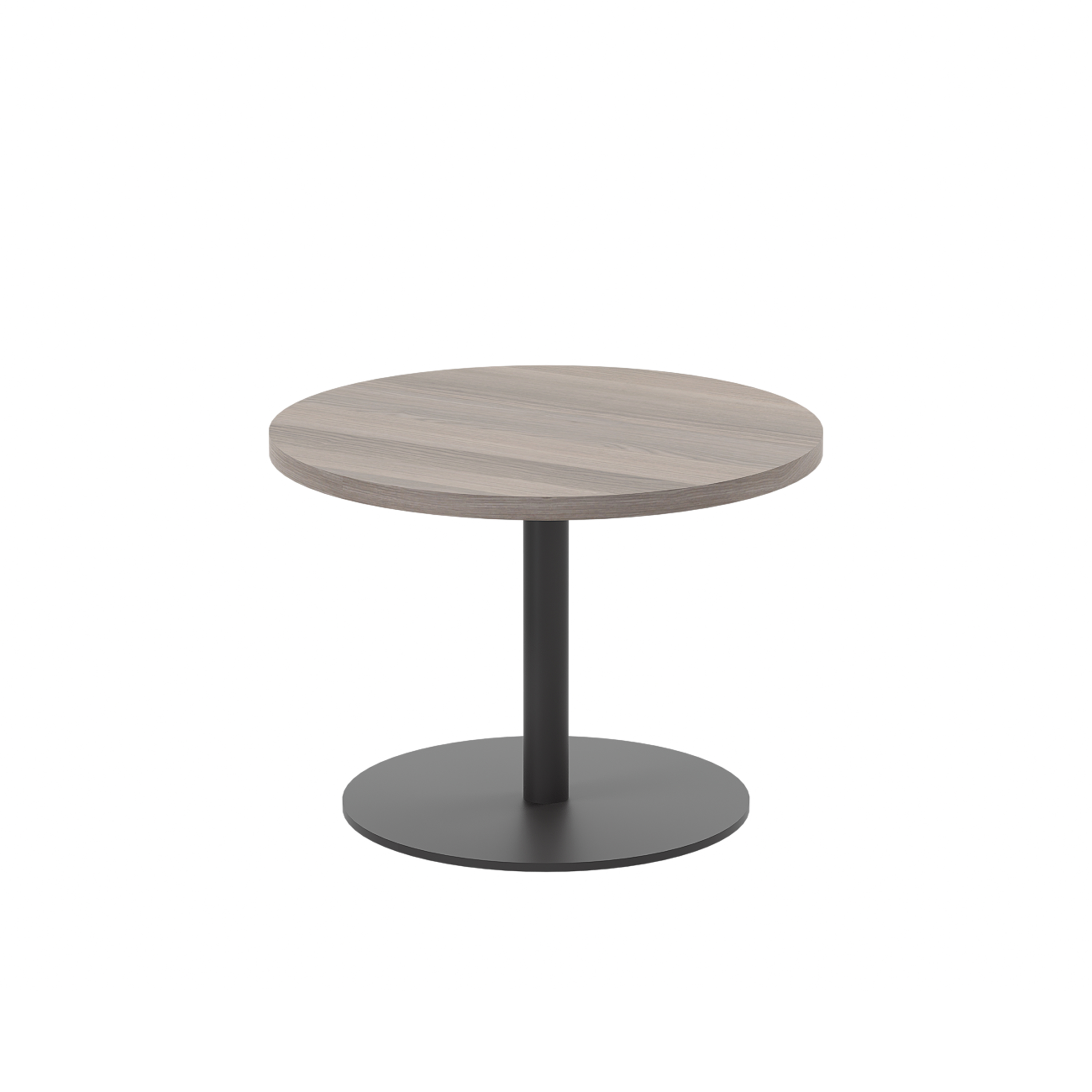 Contract Table Low (FSC) | 600mm | Grey Oak/Black thumbnail 4
