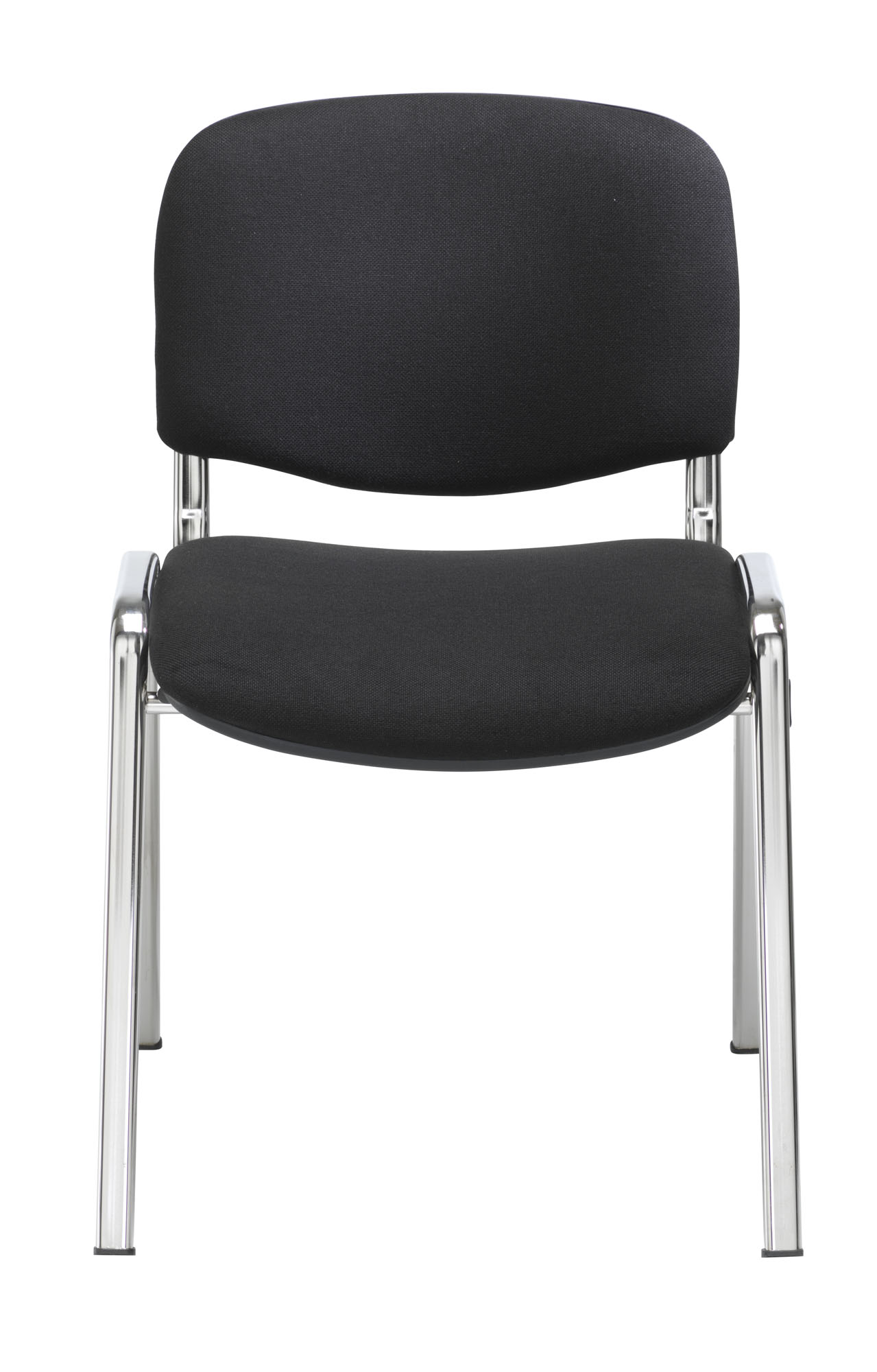 Club Chair with Chrome | Black/Chrome thumbnail 2