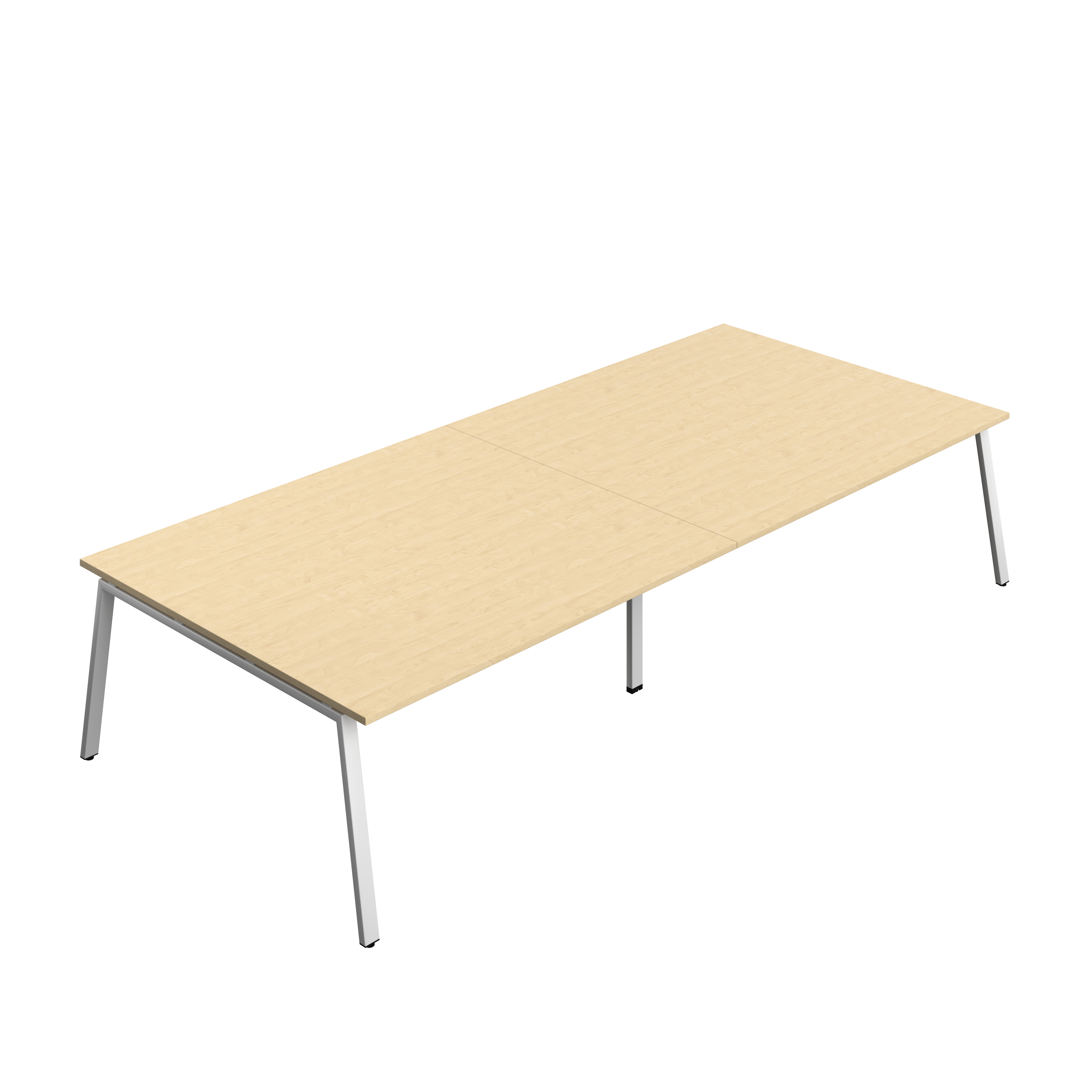 Synergy Meeting Table (FSC) : A-Frame Leg : 3600 | 1600 | Maple/Silver
