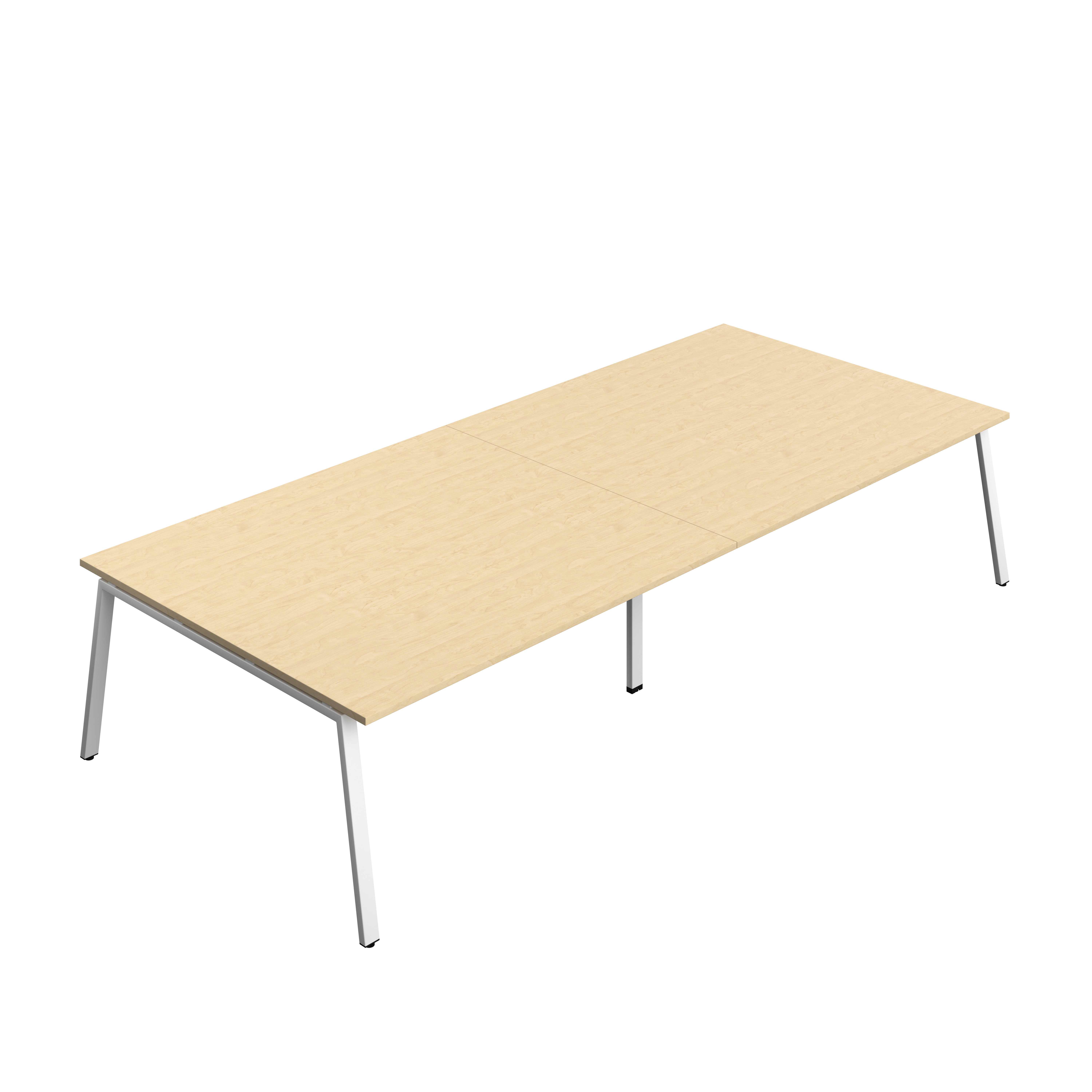 Synergy Meeting Table (FSC) : A-Frame Leg : 3600 | 1600 | Maple/White