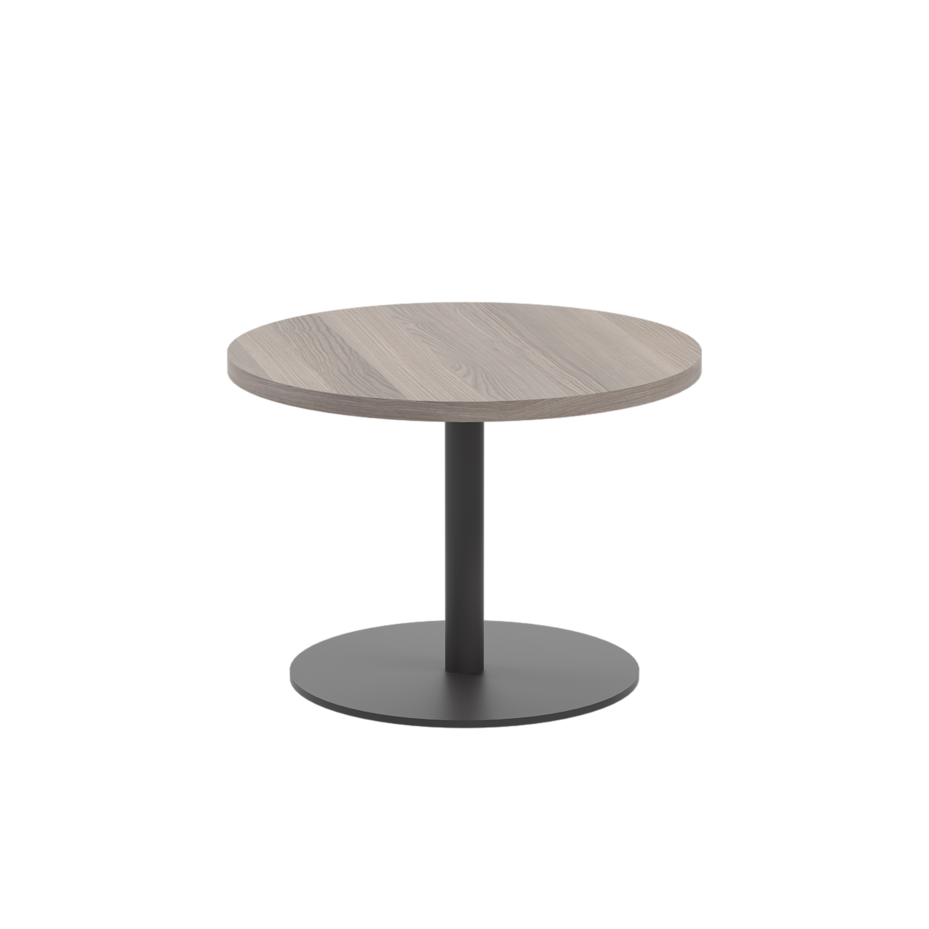 Contract Table Low (FSC) | 600mm | Grey Oak/Black thumbnail 5