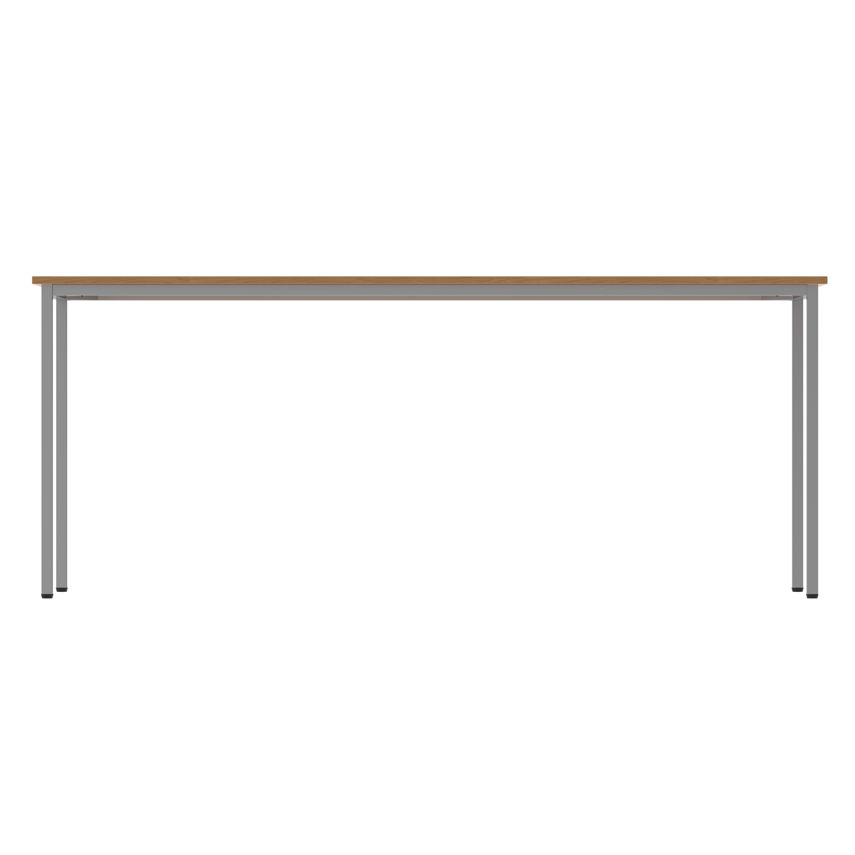 Office Rectangular Multi-Use Table (FSC) | 1800X600 | Norwegian Beech/Silver thumbnail 5
