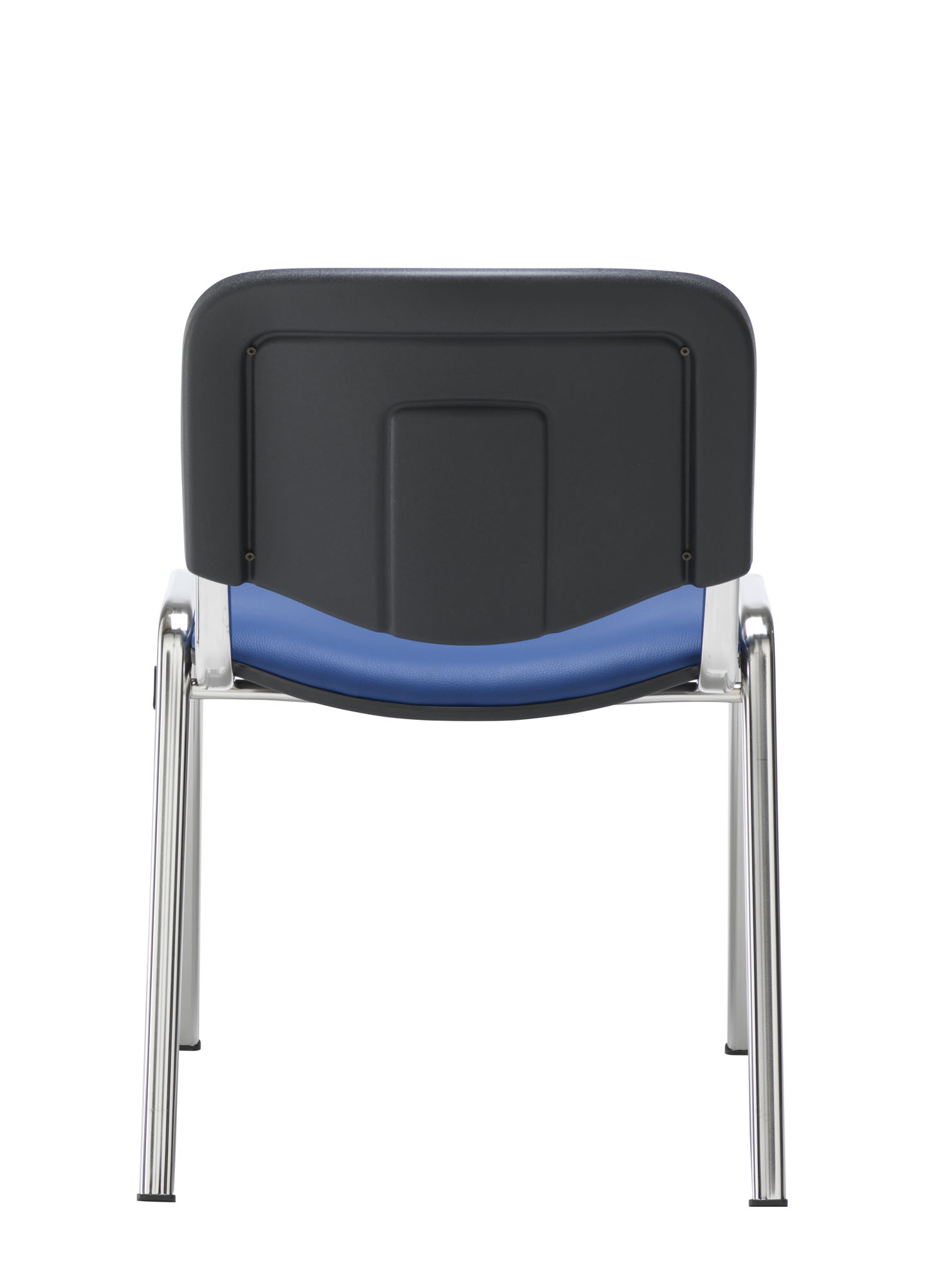 Club Chair with Chrome | Blue PU/Chrome thumbnail 5