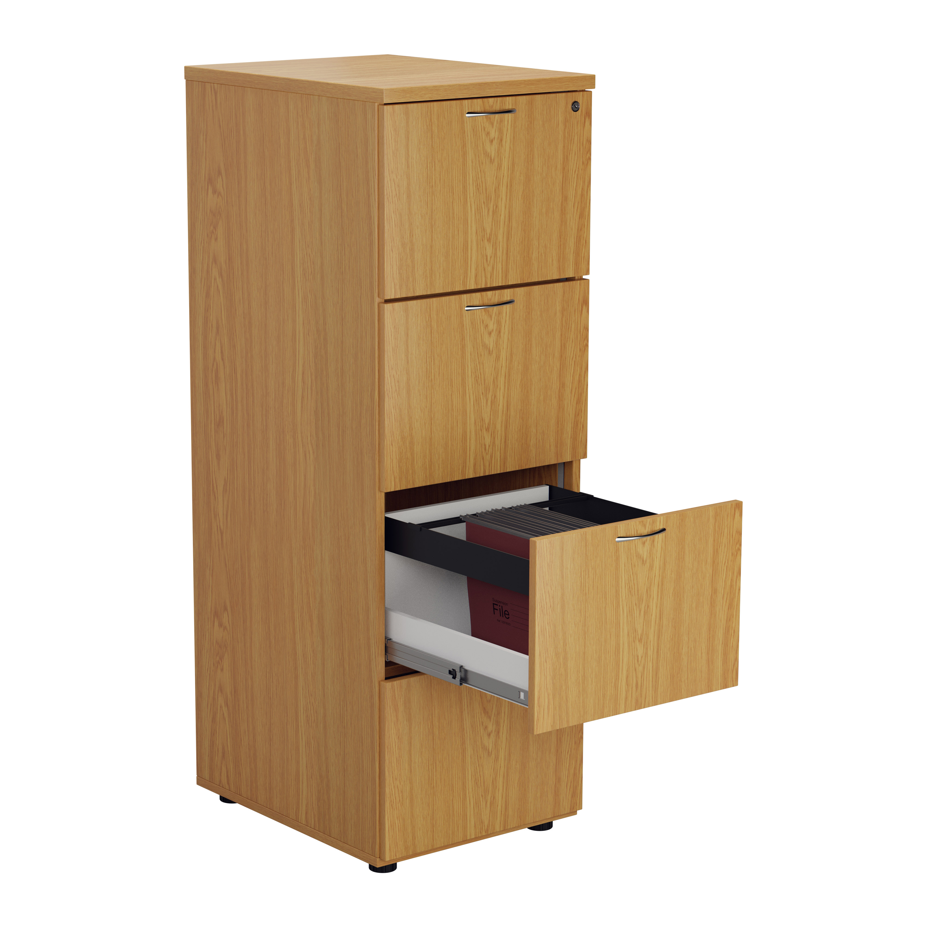 Essentials+Filing+Cabinet+4+Drawer+%28FSC%29+Nova+Oak