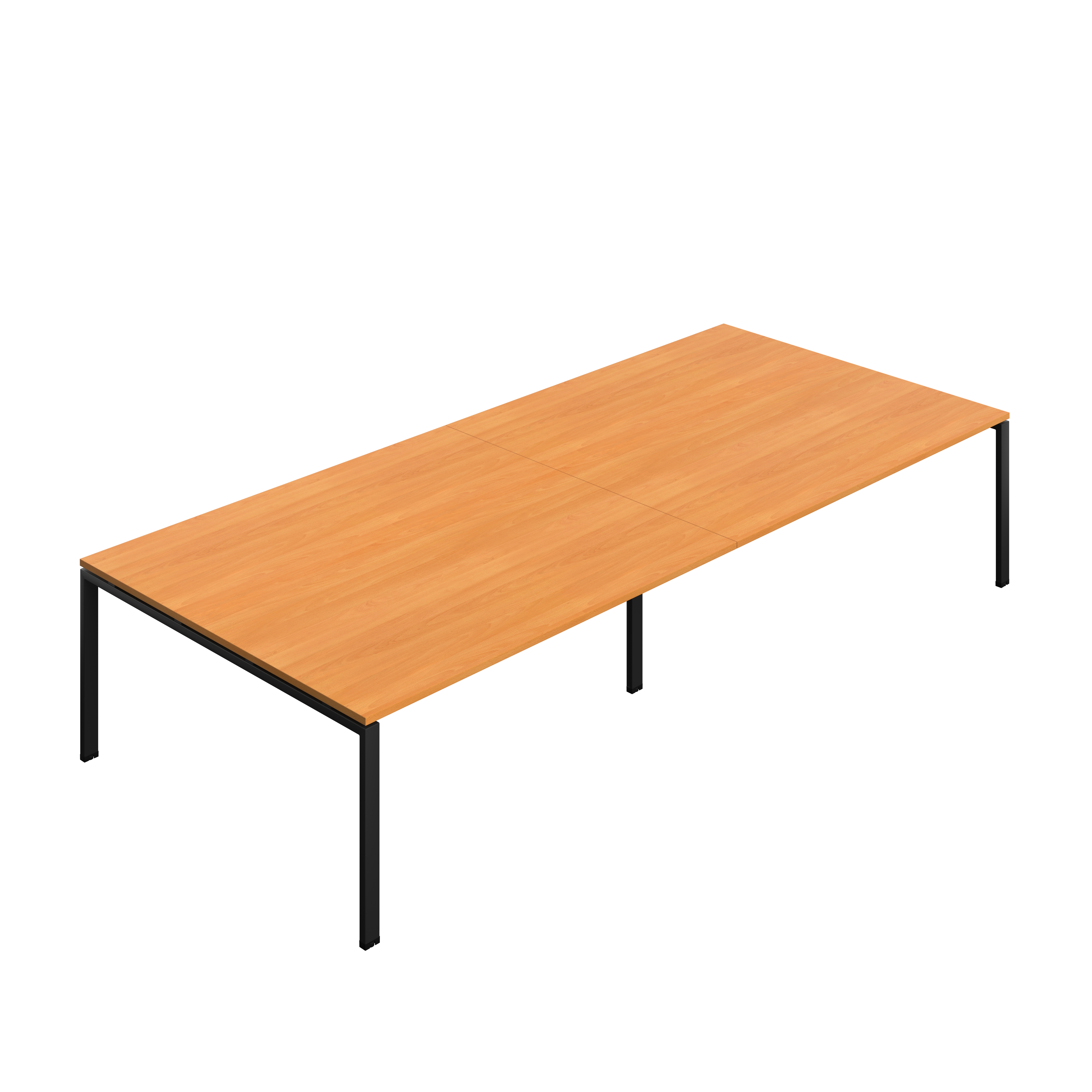 Synergy Meeting Table (FSC) : Goal Post Leg : 3600 | 1600 | Beech/Black