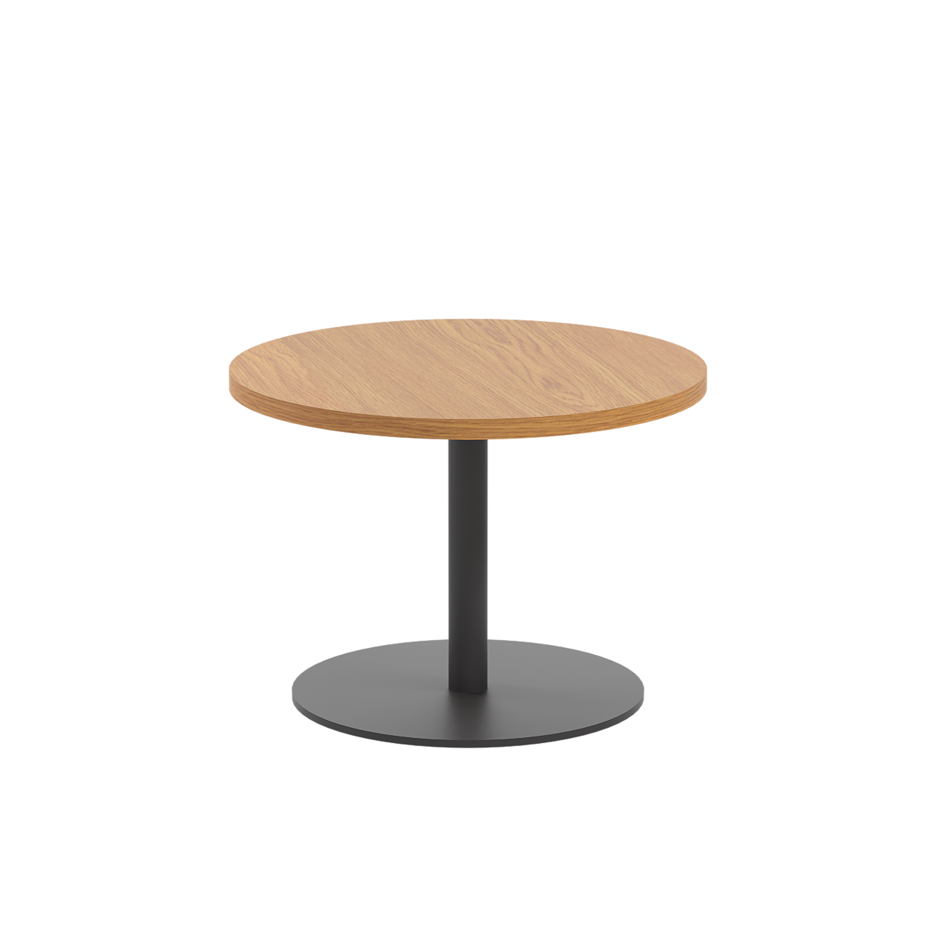 Contract Table Low (FSC) | 600mm | Nova Oak/Black thumbnail 5