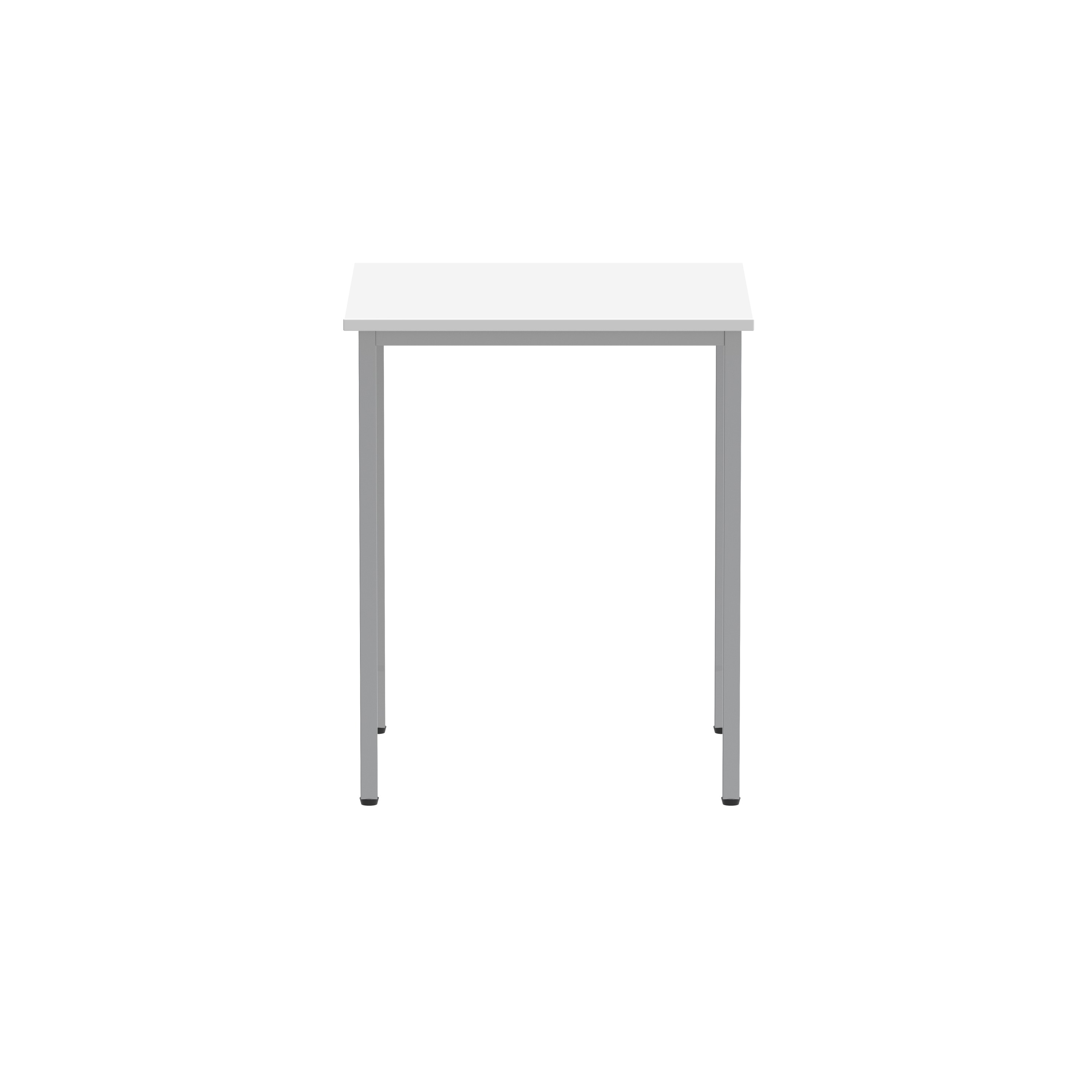 Office Rectangular Multi-Use Table (FSC) | 600X600 | Arctic White/Silver thumbnail 5