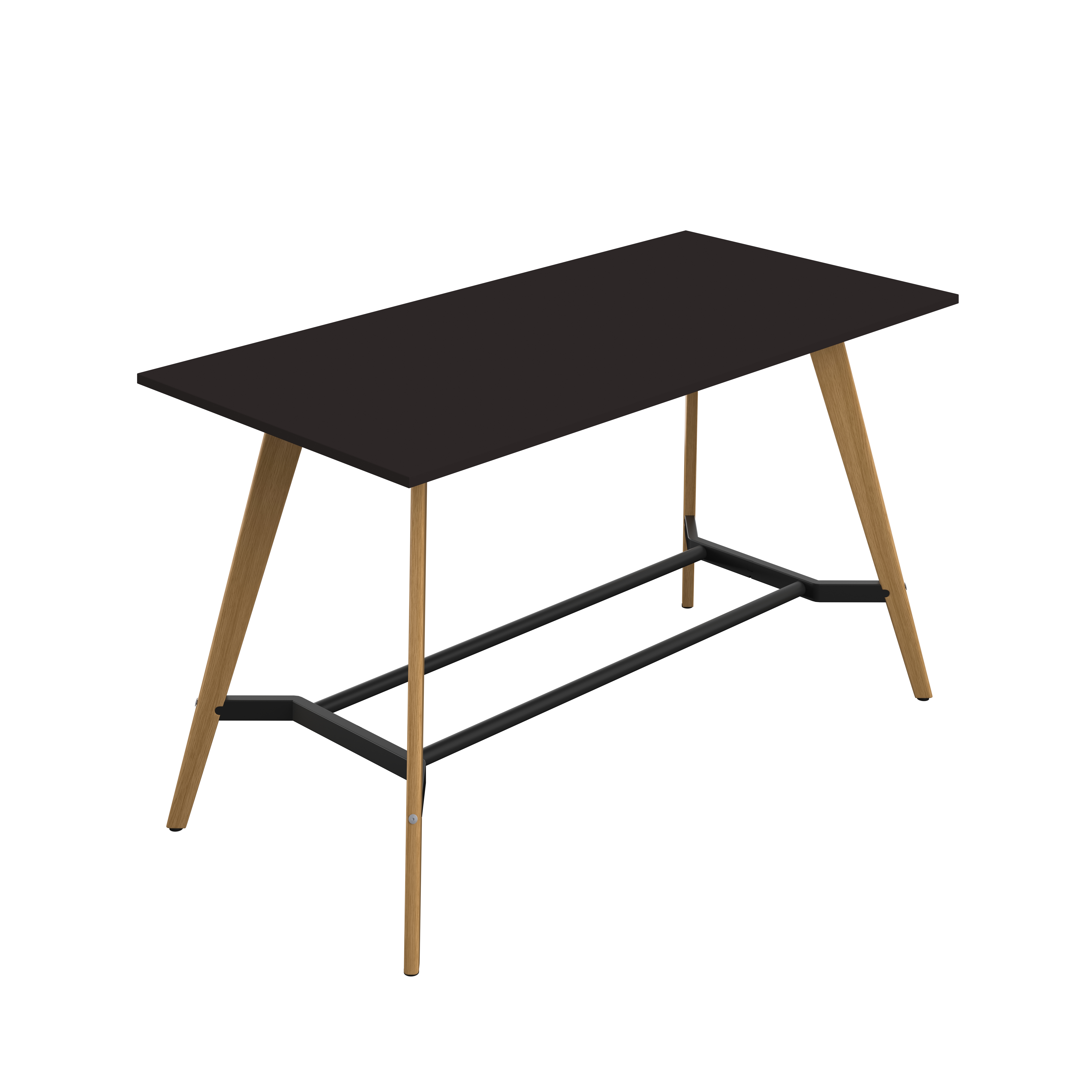 Plateau Poseur Rectangular Table (FSC) | 2000 X 1000 | Anthracite
