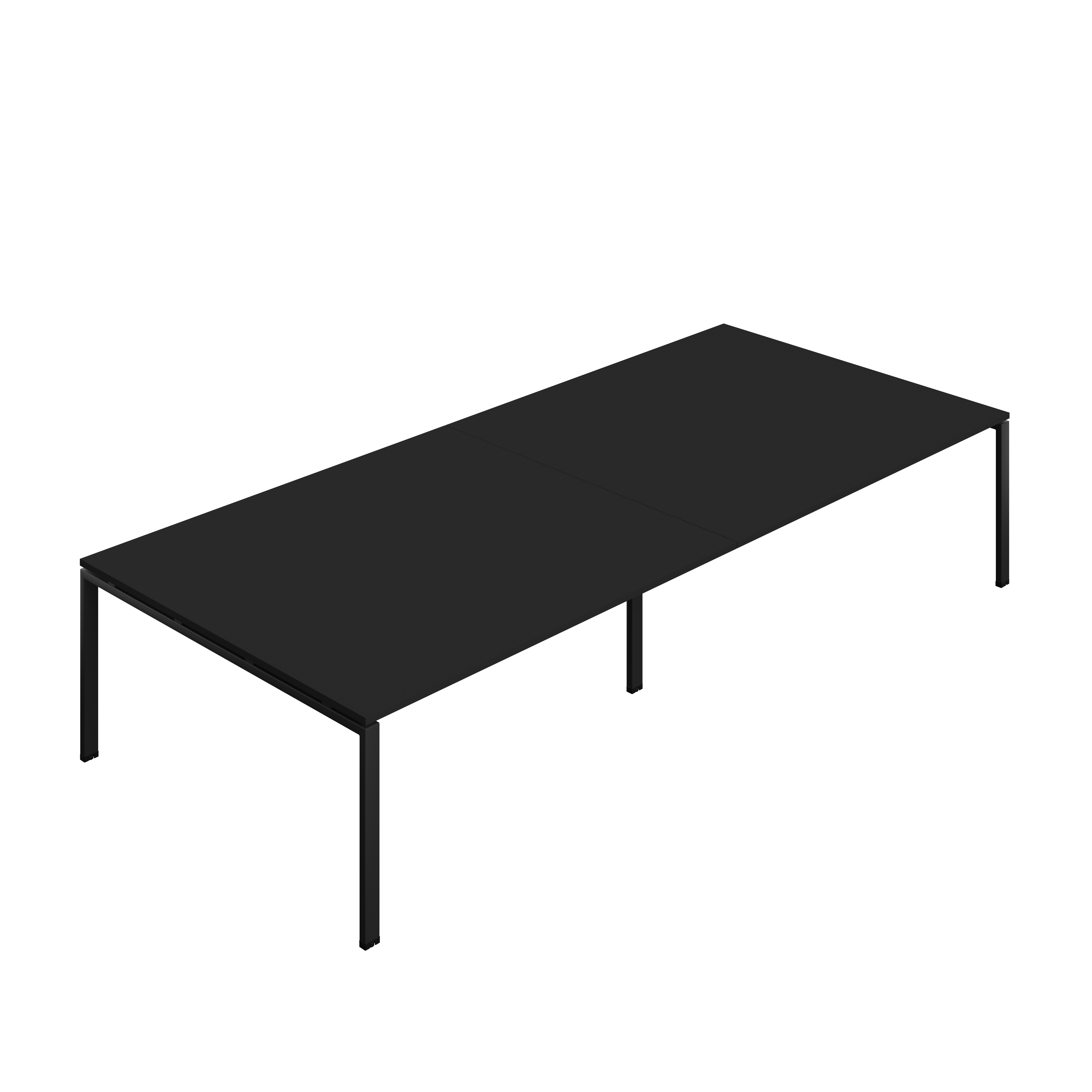 Synergy Meeting Table (FSC) : Goal Post Leg : 3600 | 1600 | Black/Black