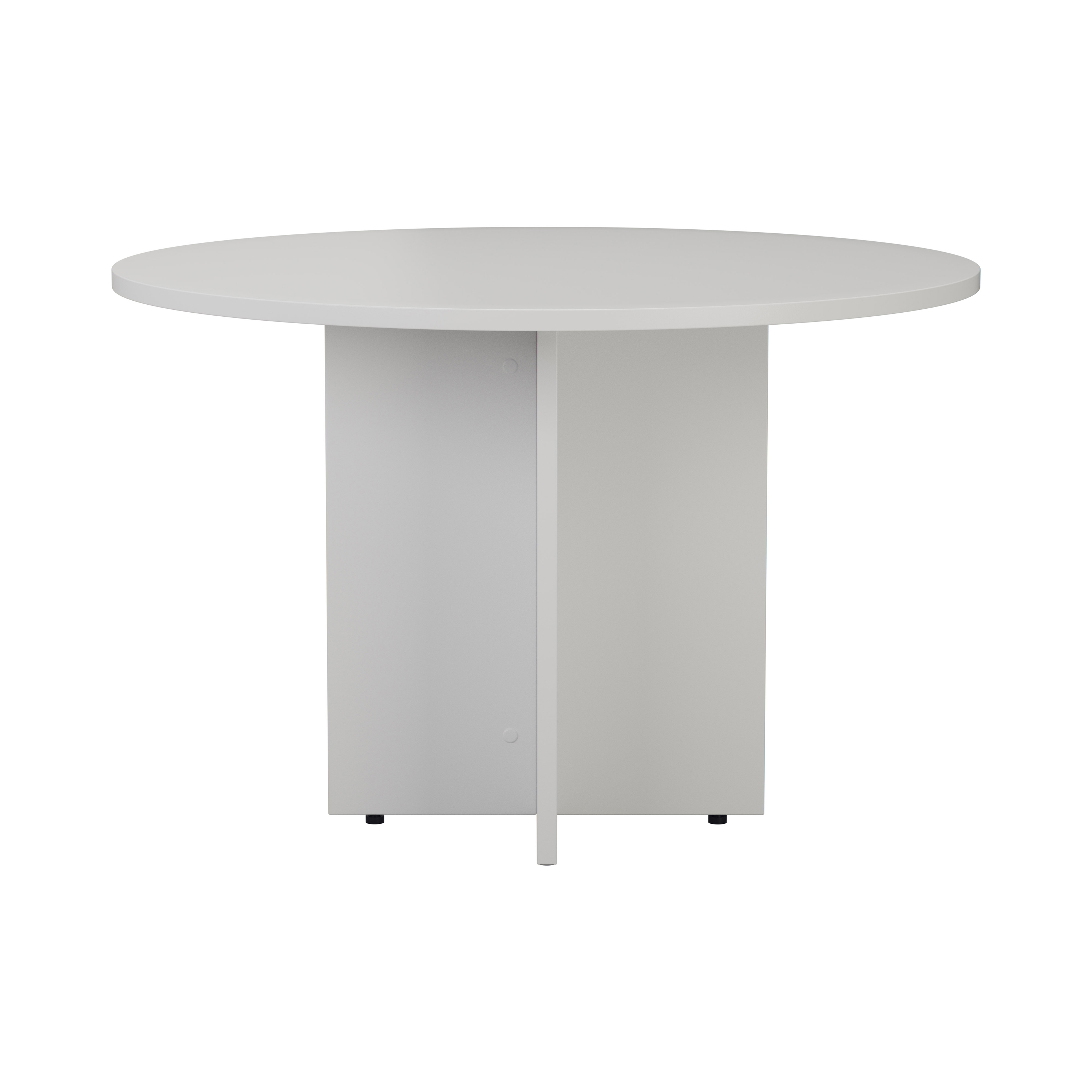 Round Meeting Table (FSC) | 1100mm | White thumbnail 2