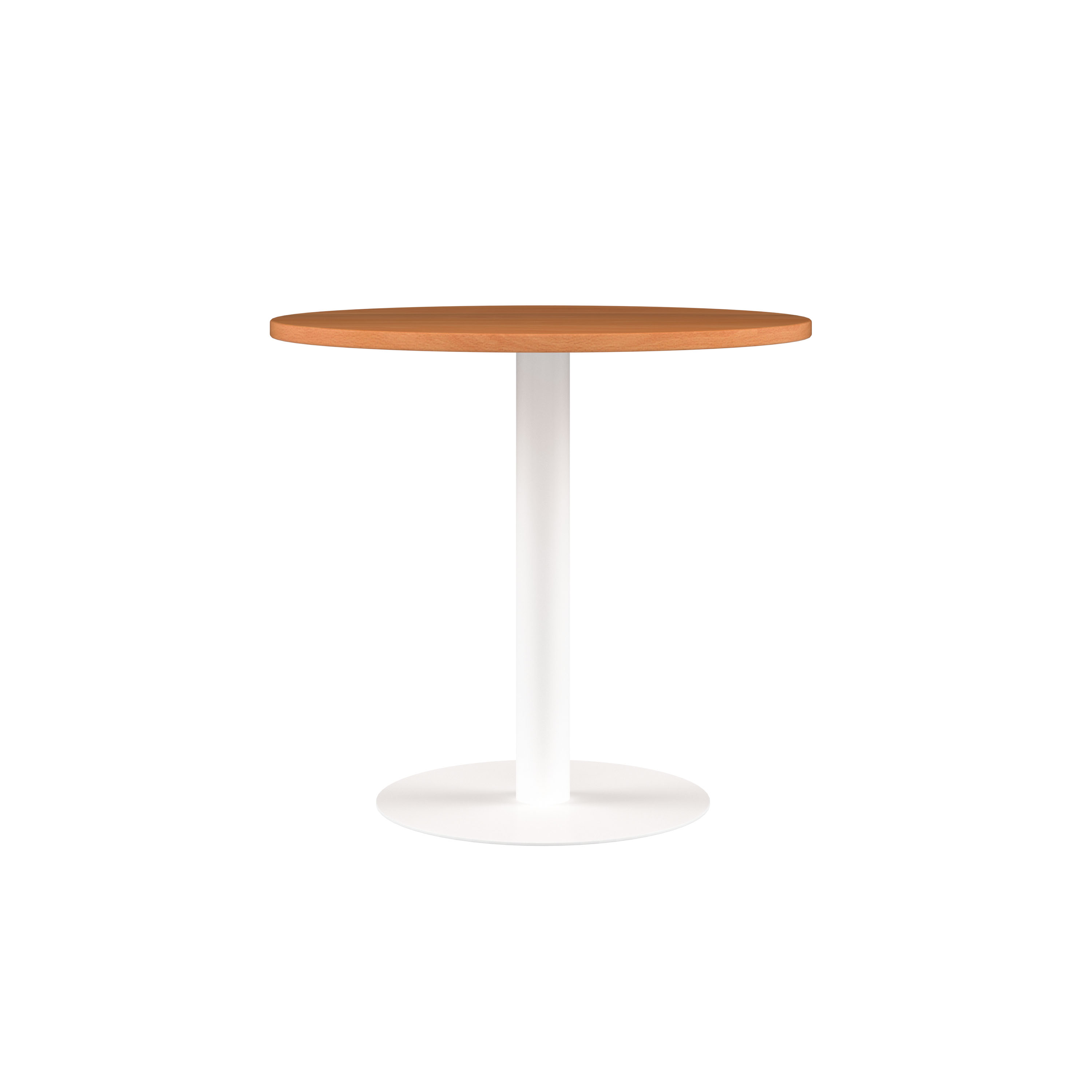Contract Table Mid (FSC) | 600mm | Beech/White thumbnail 2