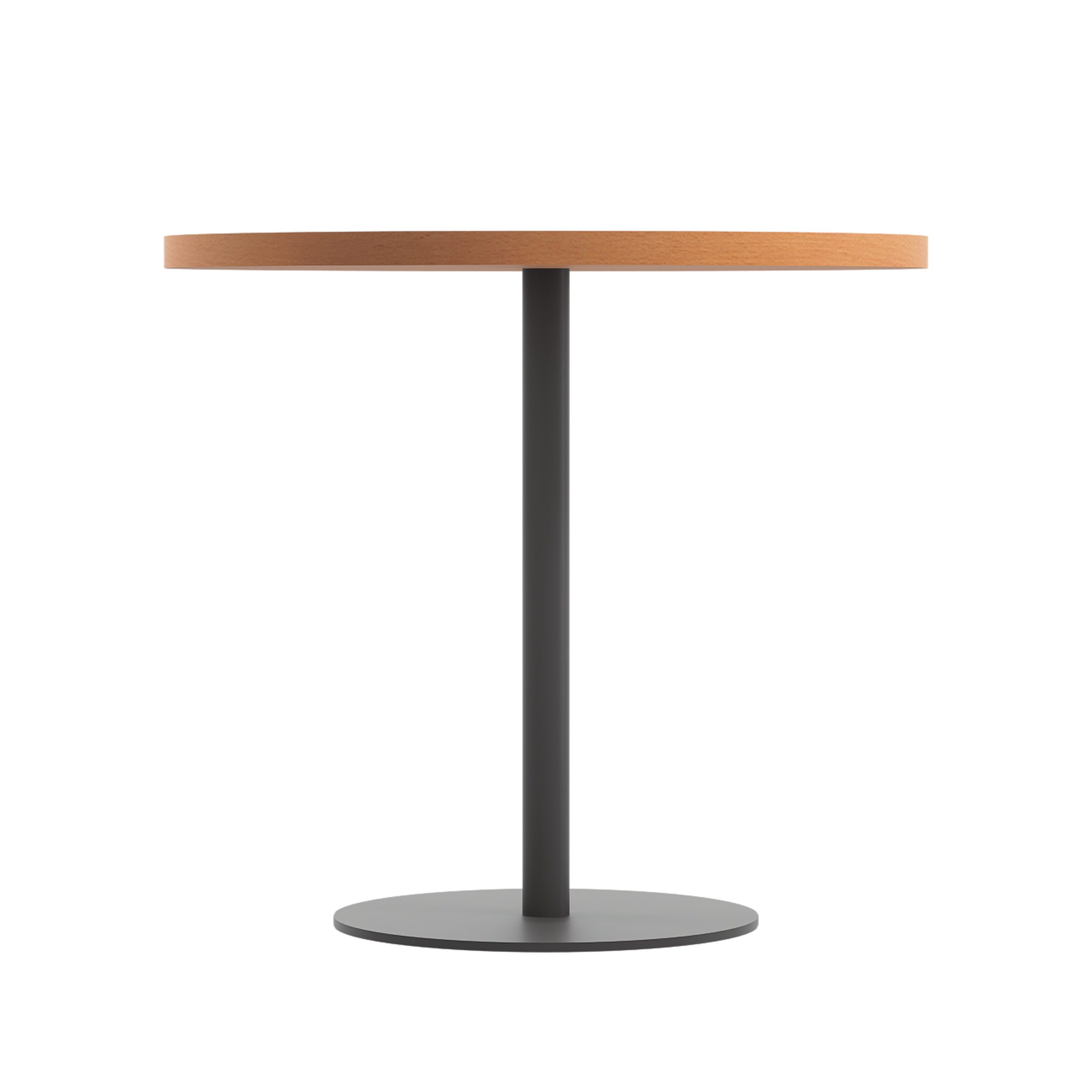Contract Table Mid (FSC) | 800mm | Beech/Black thumbnail 2