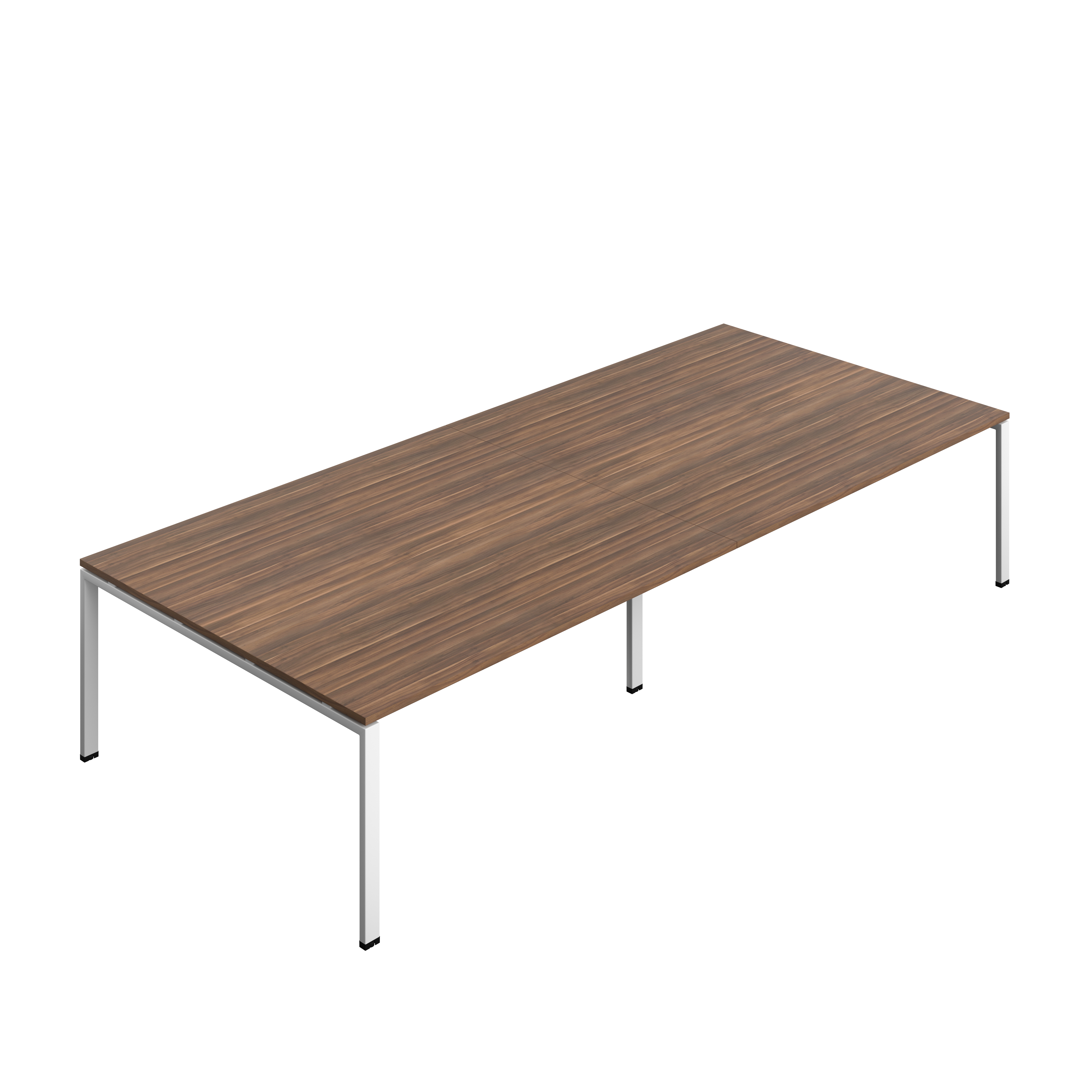 Synergy Meeting Table (FSC) : Goal Post Leg : 3600 | 1600 | Dark Walnut/White