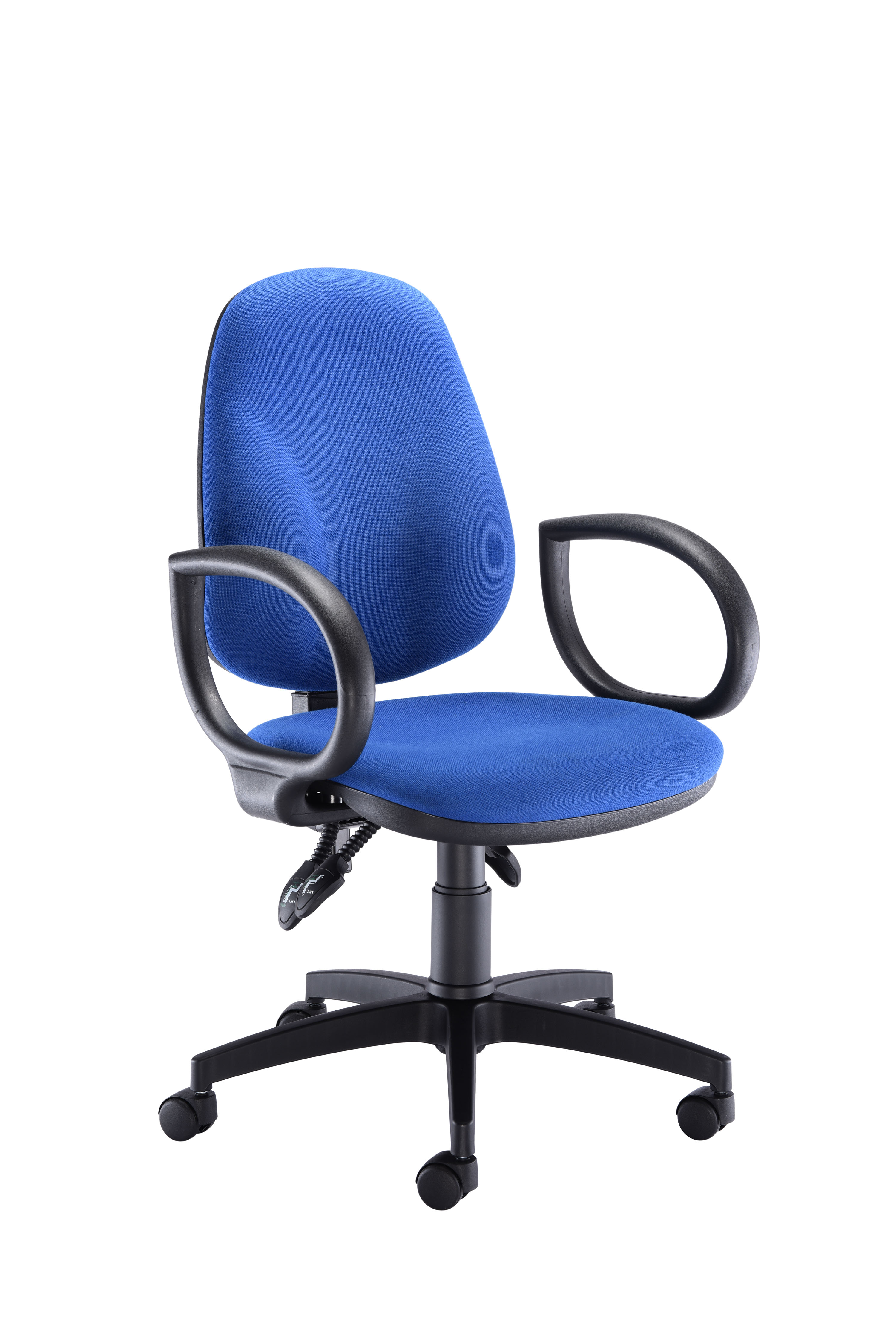 Concept Deluxe Chair | Fixed Arms | Royal Blue