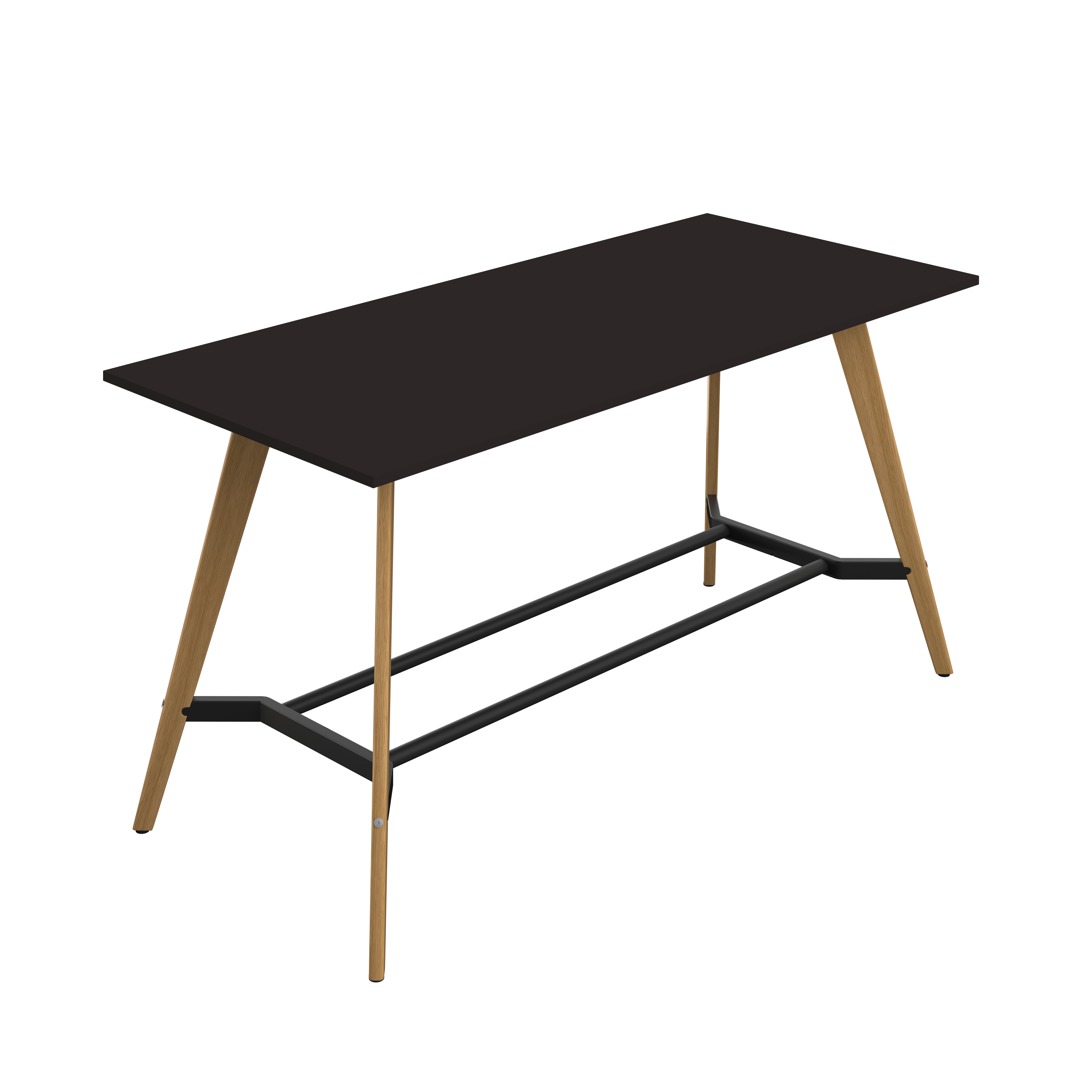 Plateau Poseur Rectangular Table (FSC) | 2200 X 1000 | Anthracite