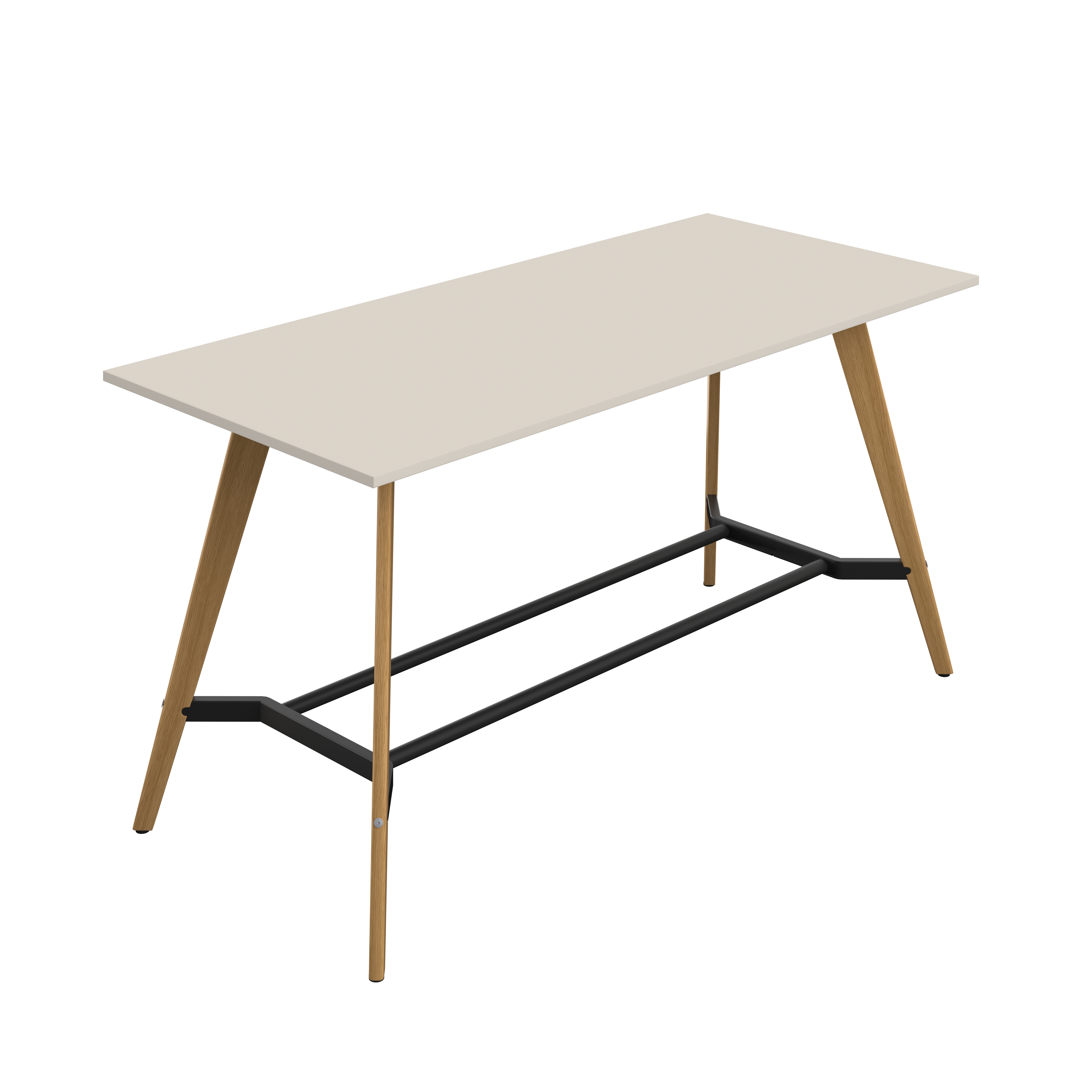 Plateau Poseur Rectangular Table (FSC) | 2200 X 1000 | Grey