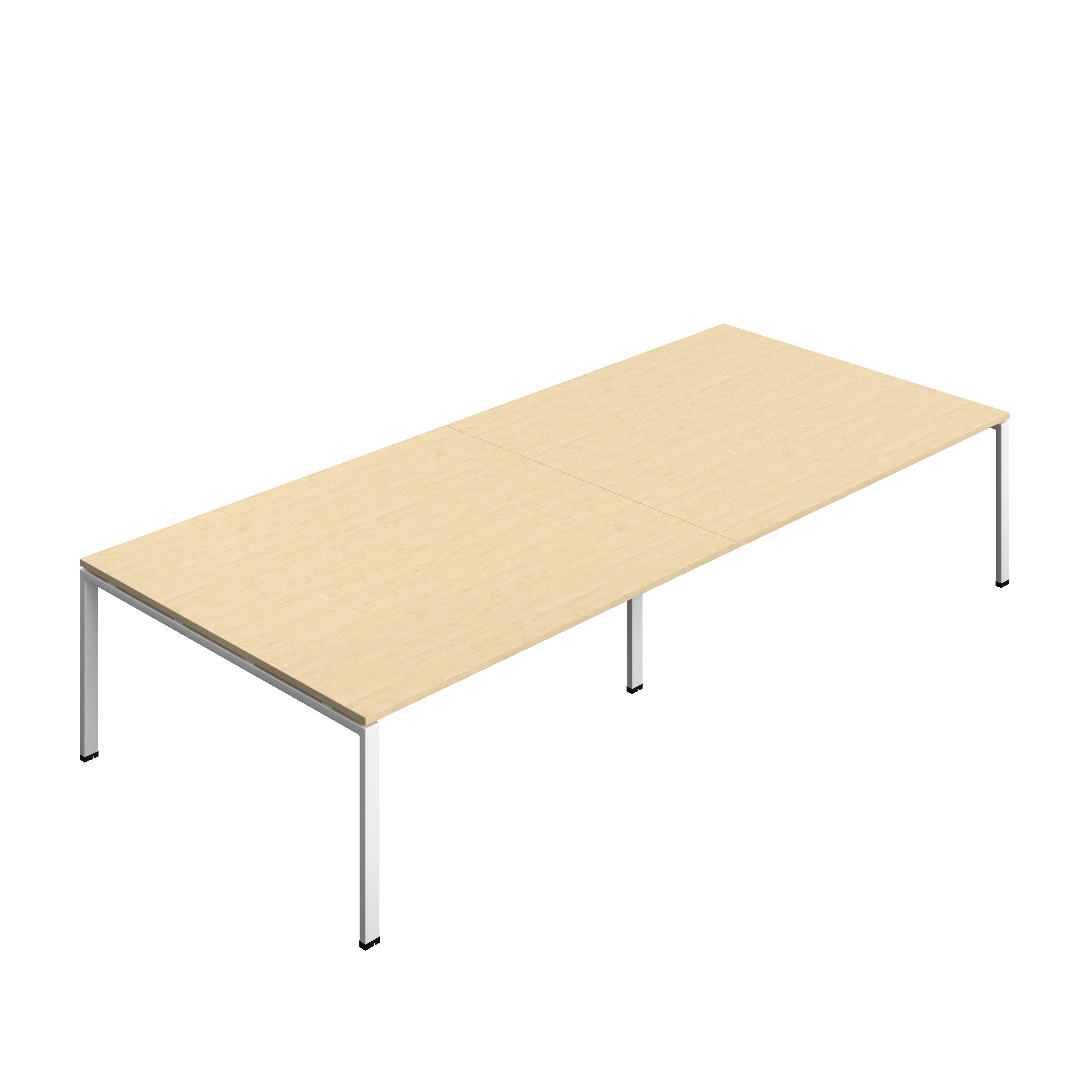 Synergy Meeting Table (FSC) : Goal Post Leg : 3600 | 1600 | Maple/White