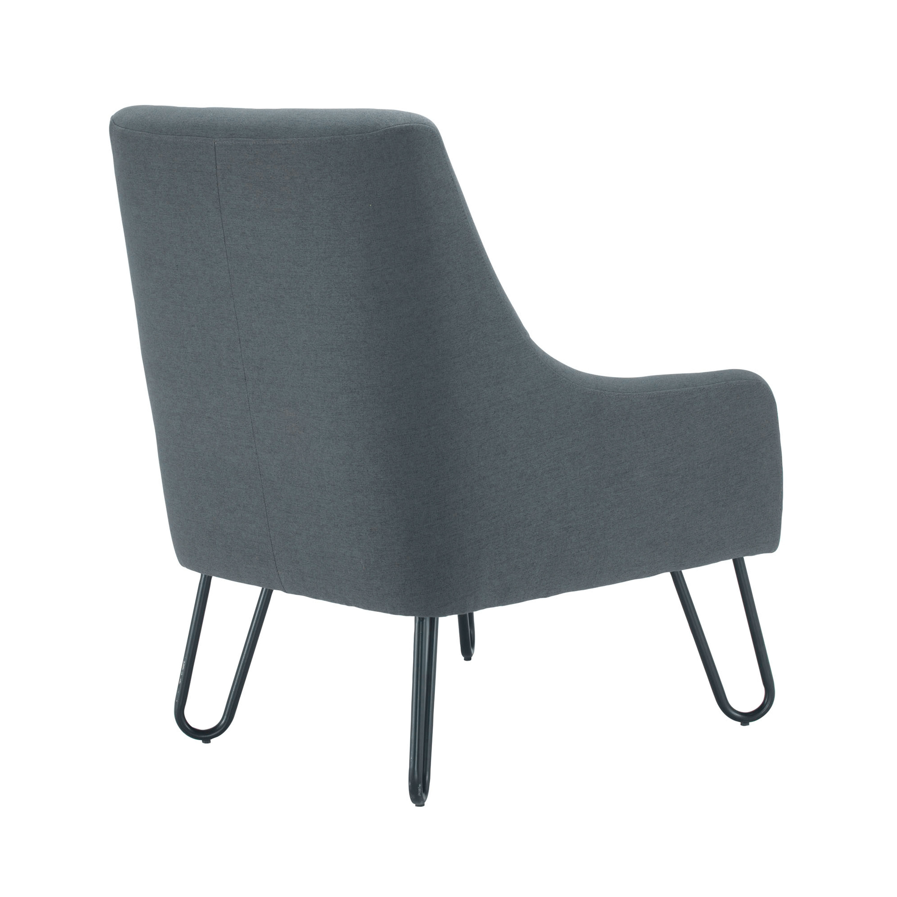 Pearl Reception Chair | Grey thumbnail 4