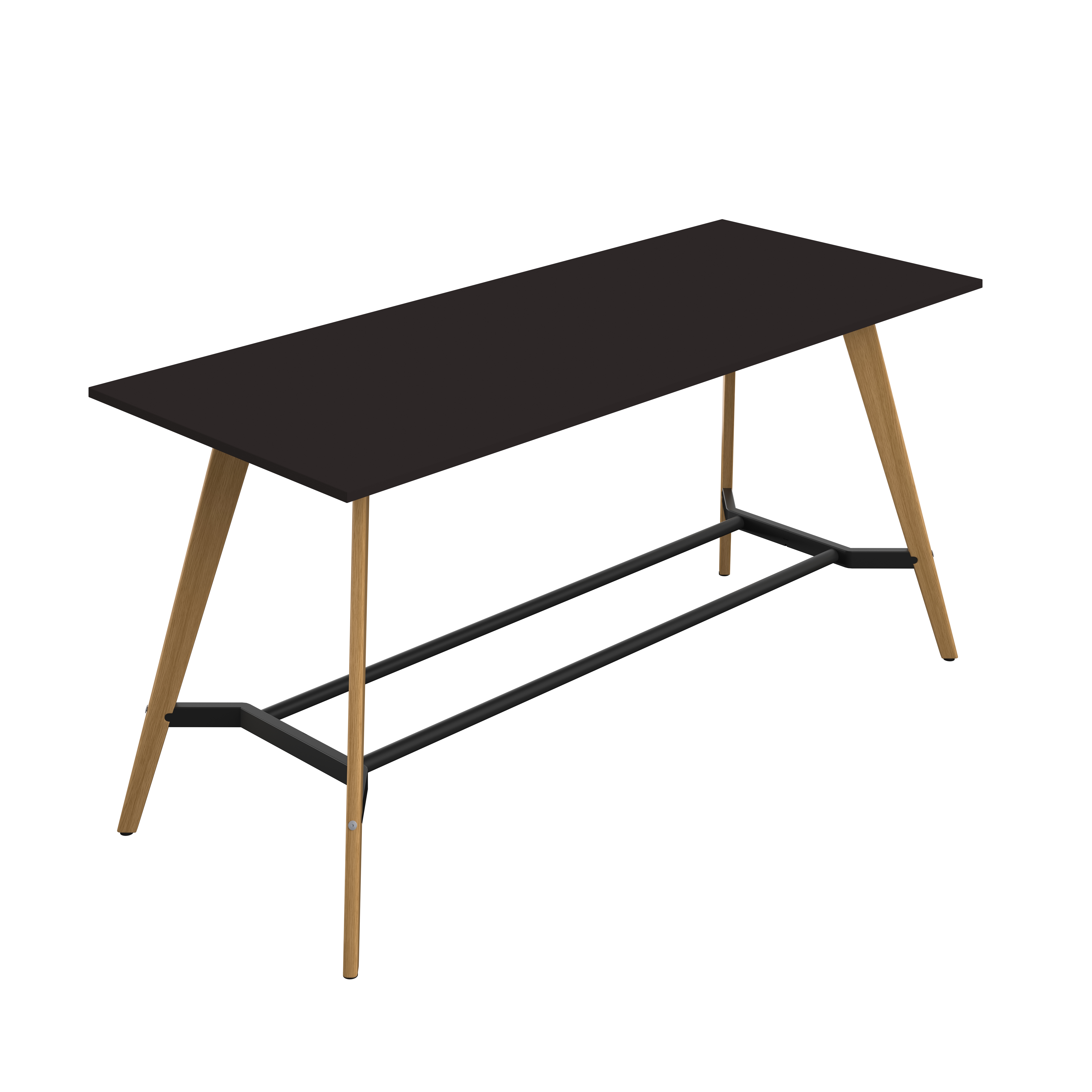 Plateau Poseur Rectangular Table (FSC) | 2400 X 1000 | Anthracite