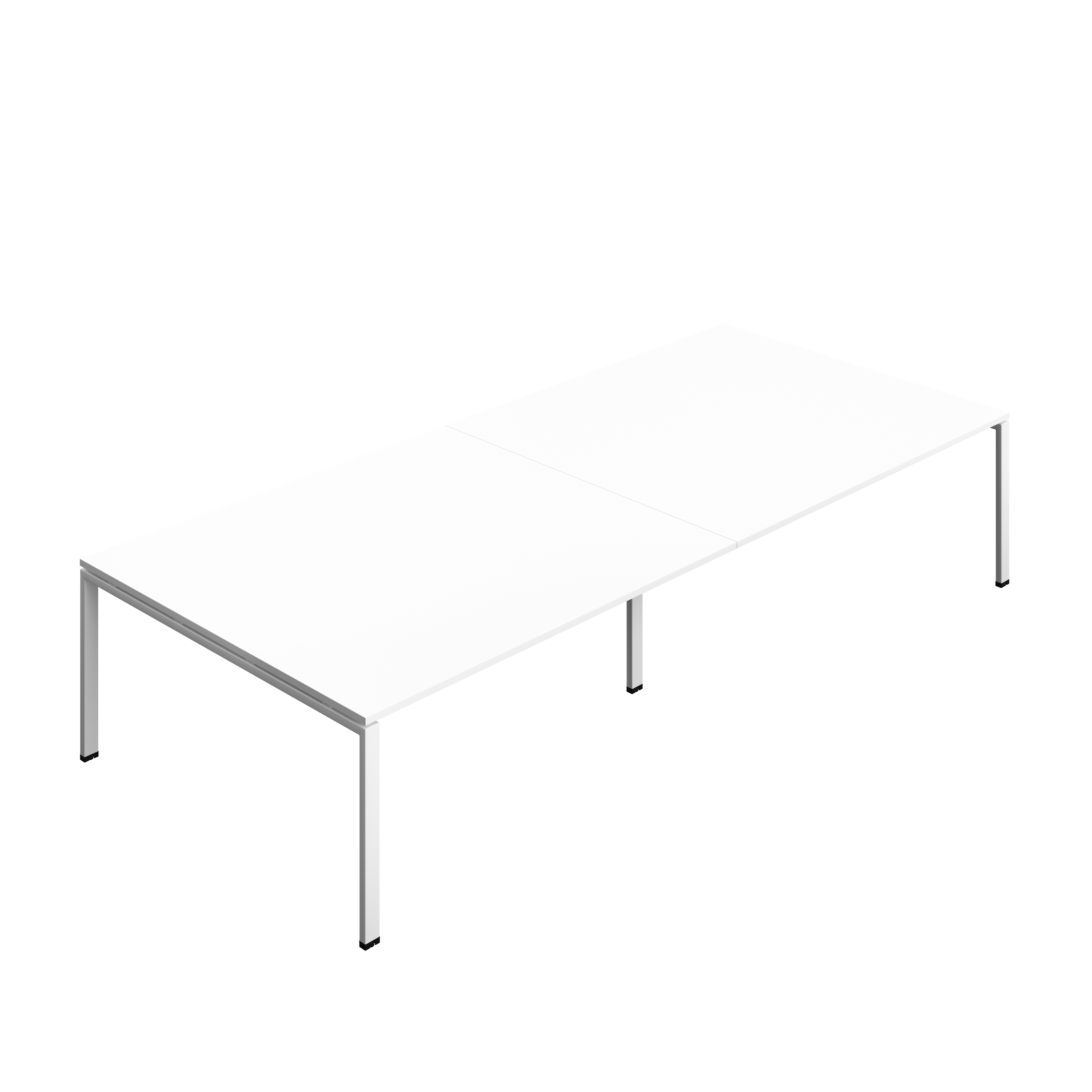 Synergy Meeting Table (FSC) : Goal Post Leg : 3600 | 1600 | White/White