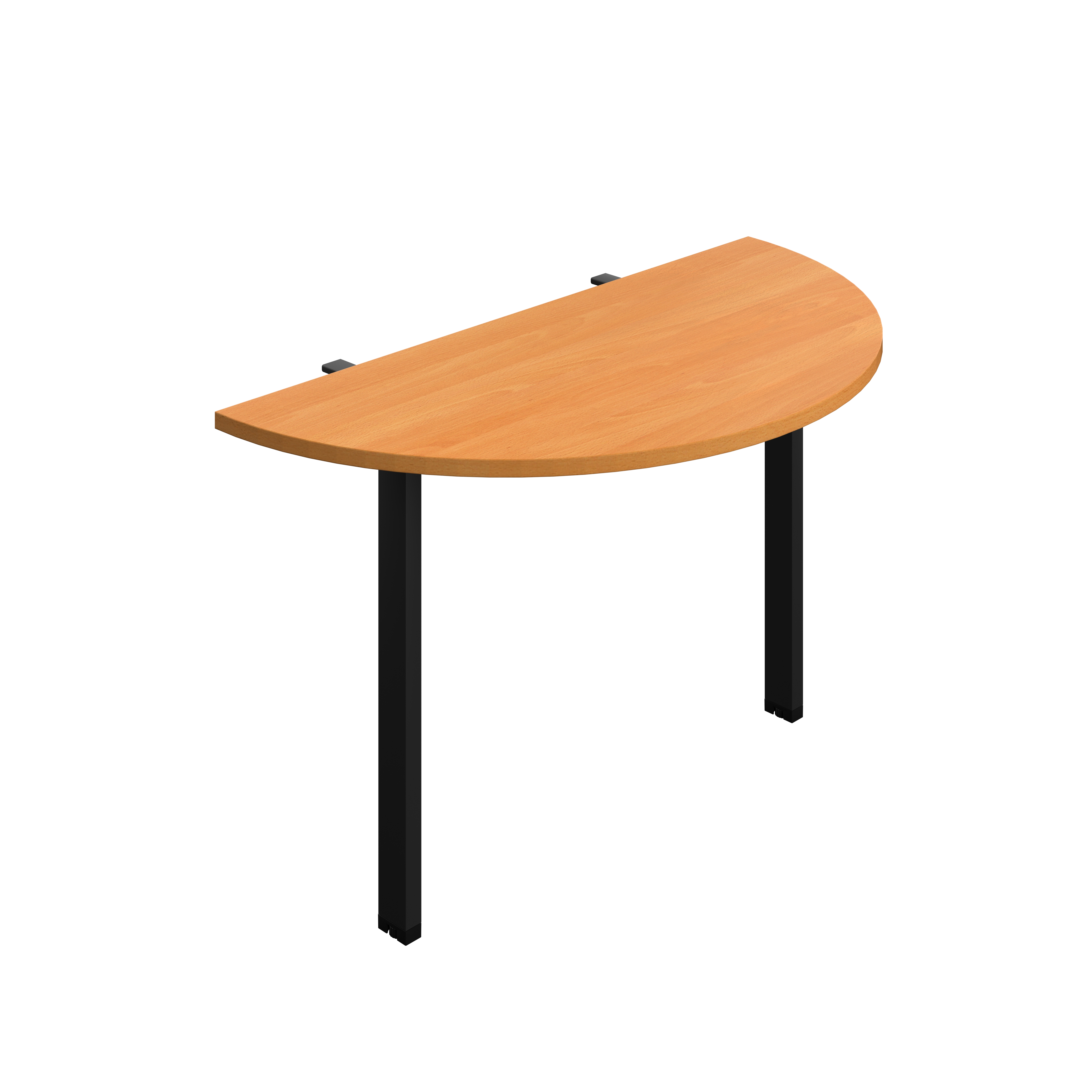 Synergy Screen Depth D-End Single Person Bench : Goal Post Leg : 1200 | 600 | Beech/Black