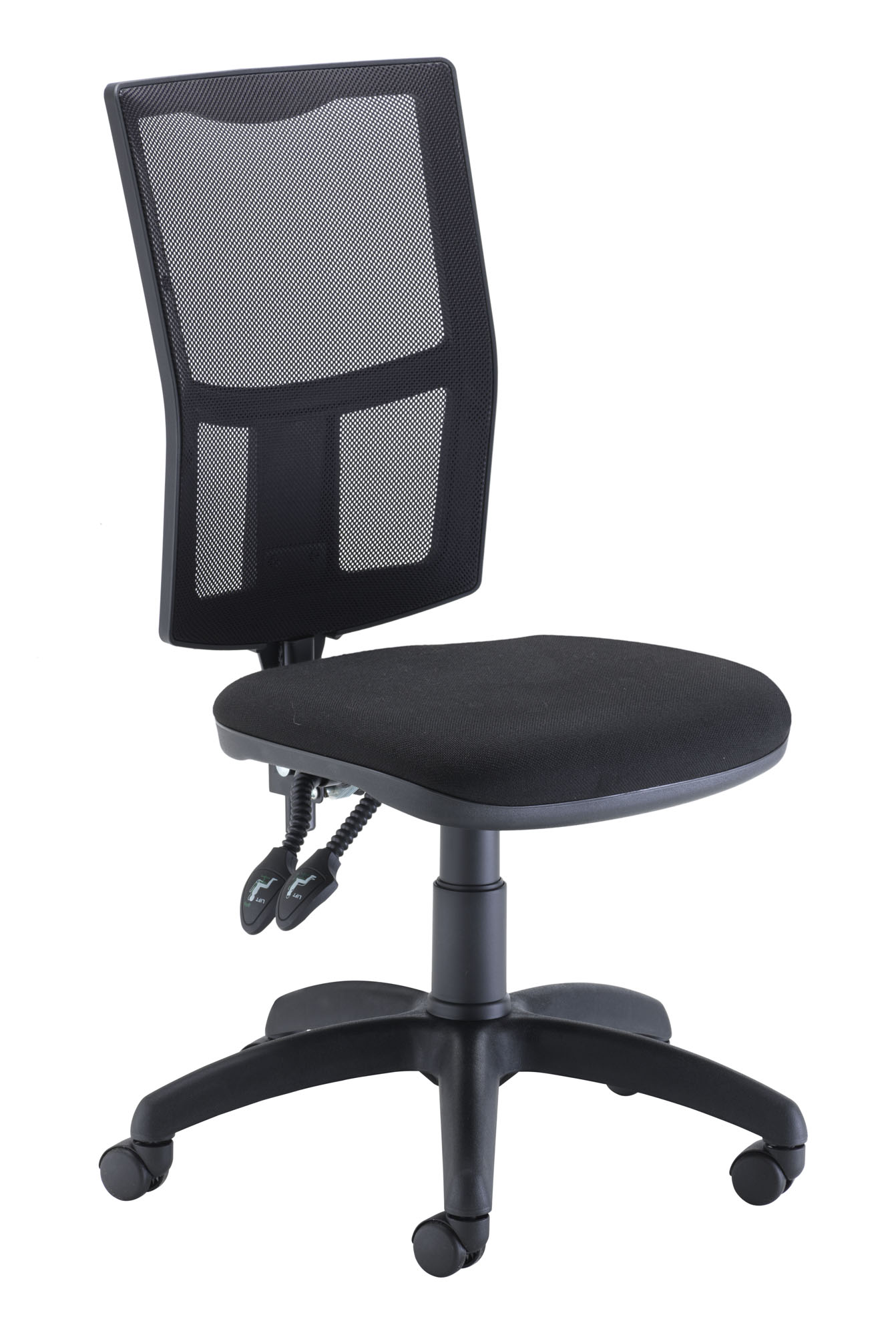 Calypso+2+Mesh+Office+Chair+No+Arms+Black