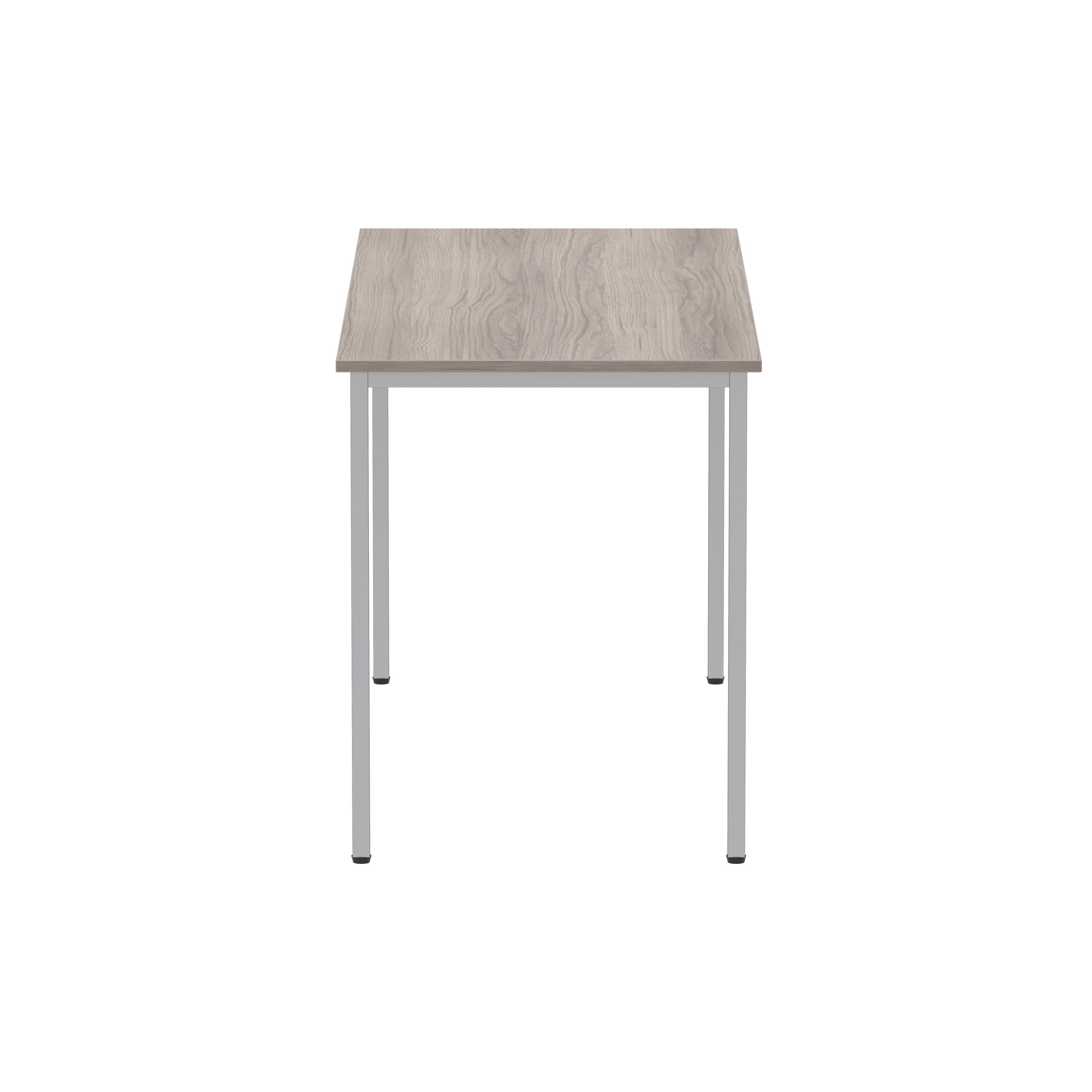 Office Rectangular Multi-Use Table (FSC) | 1400X600 | Alaskan Grey Oak/Silver thumbnail 3