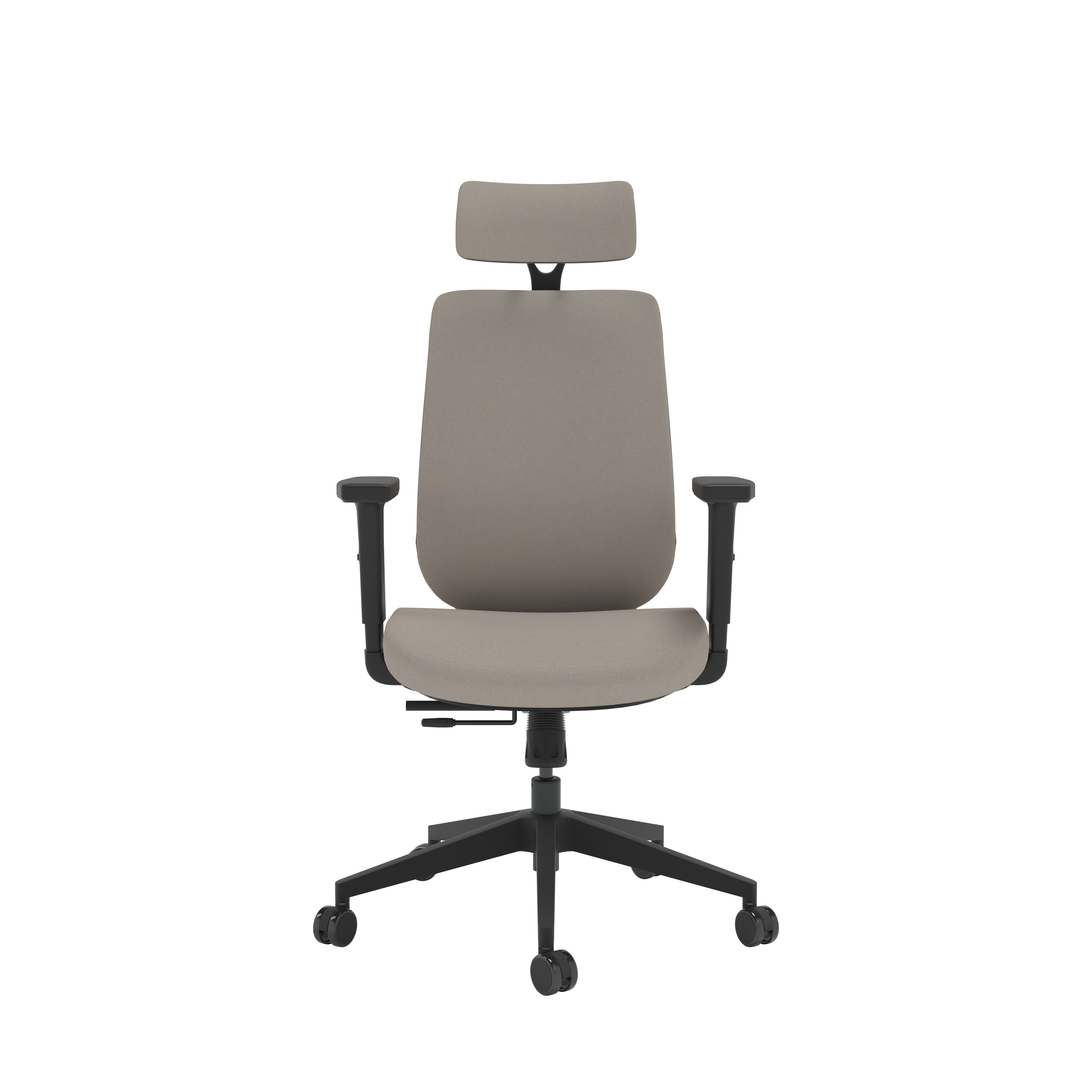Maldini High Back Office Chair | Beige/Black thumbnail 2