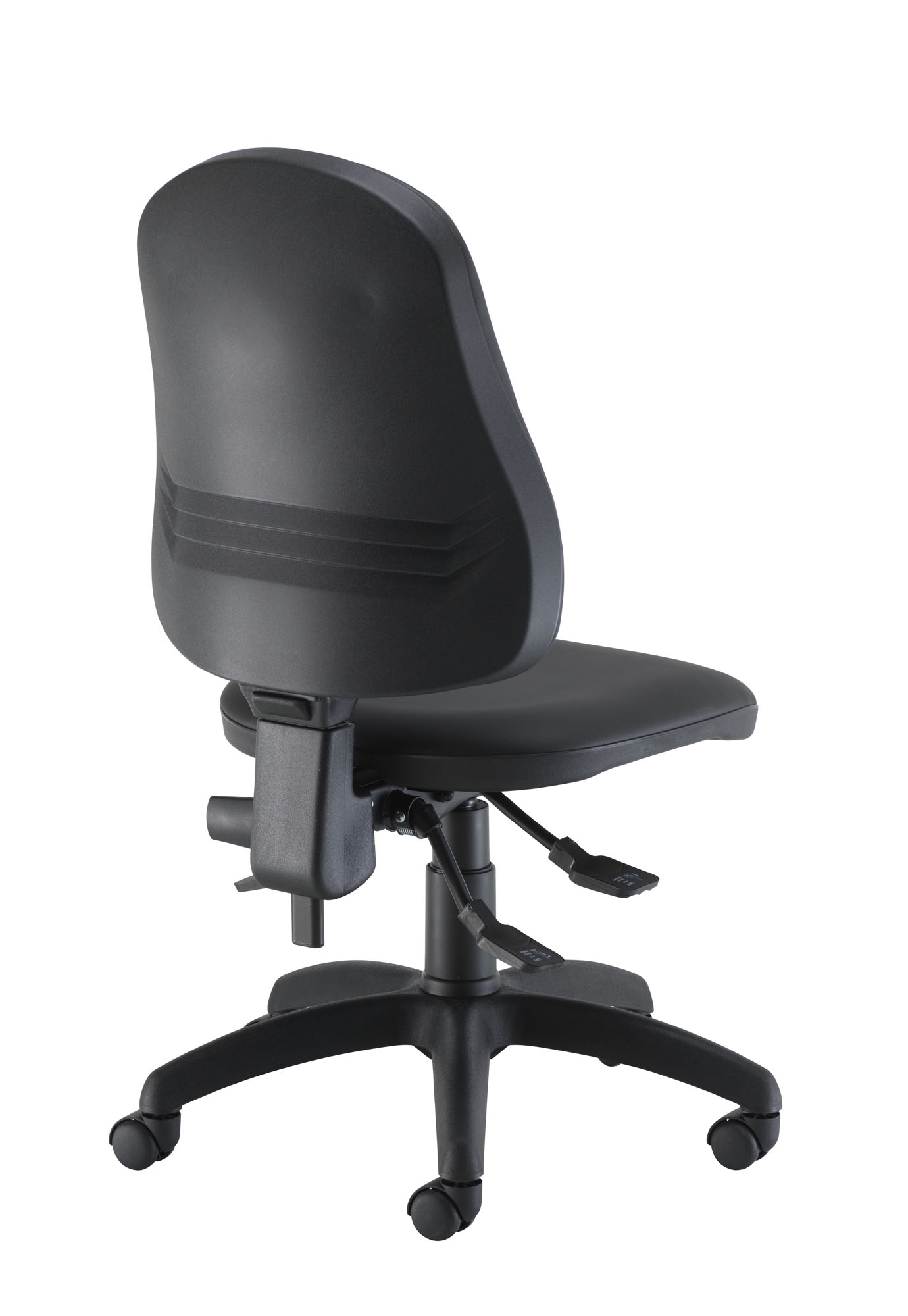 Calypso 2 Deluxe Chair | No Arms | Black PU thumbnail 4