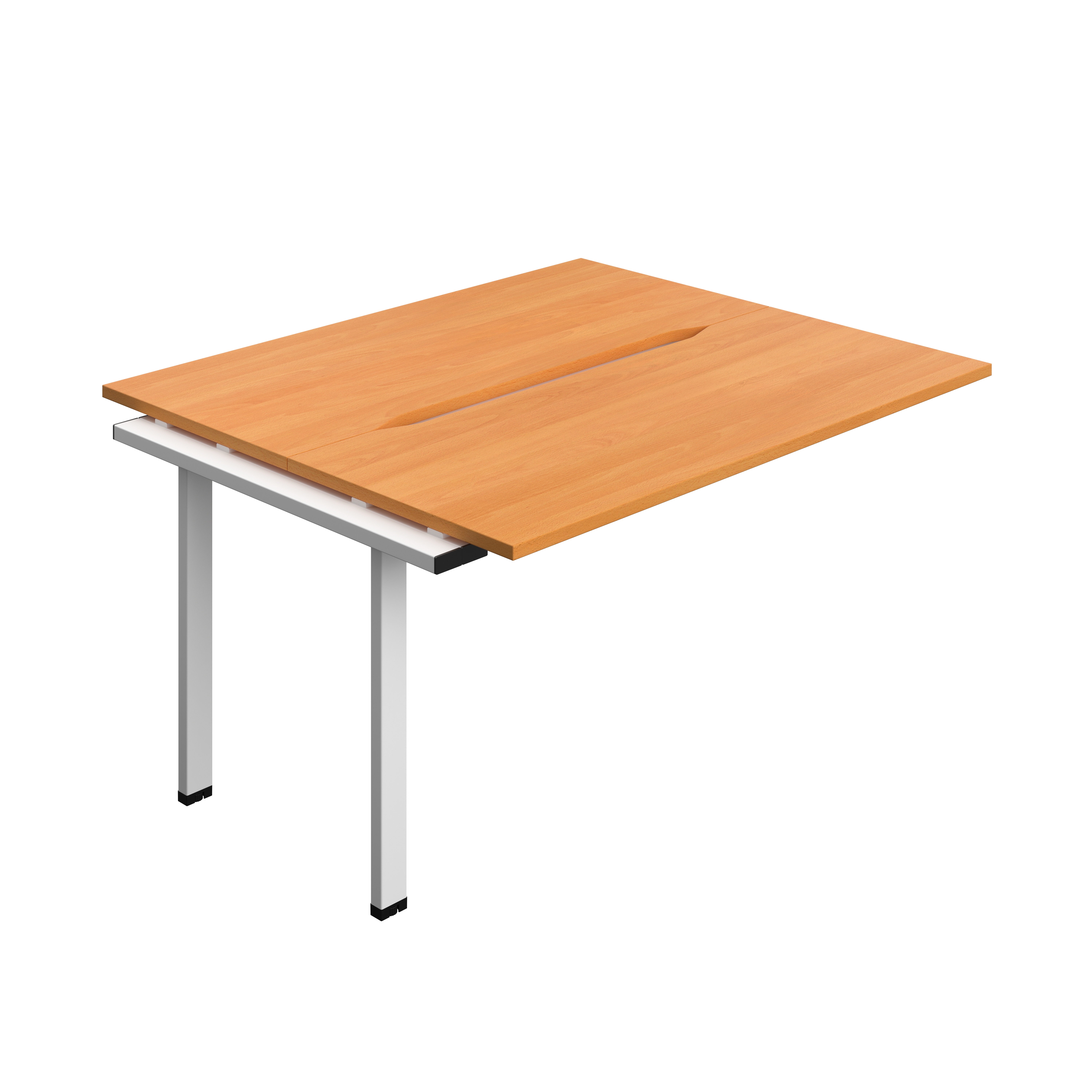 Synergy Bench Extension with Cut Out: 2 Person (FSC) : 1400 | 600 | Unlimited/White