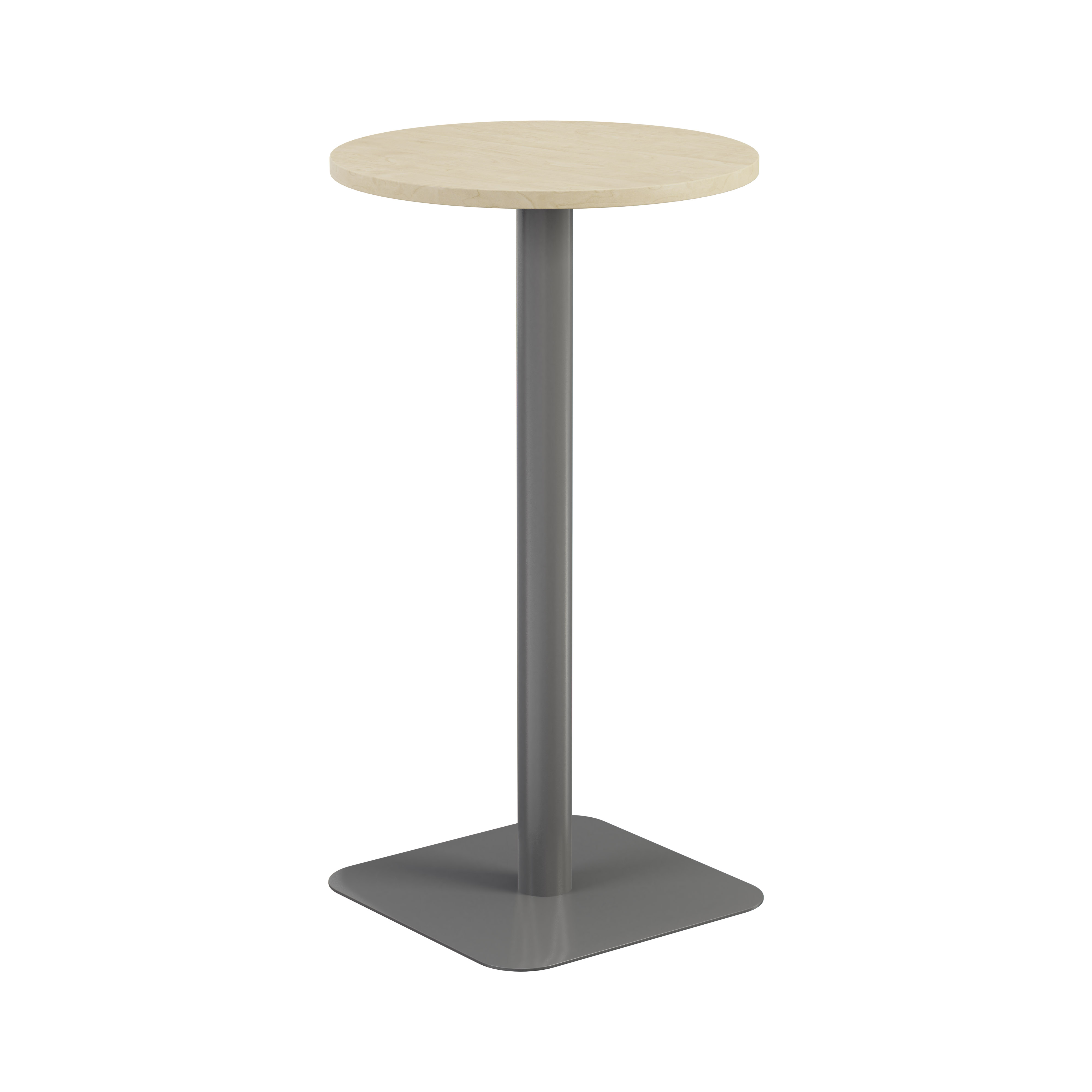 Contract Table High (FSC) | 600mm | Maple/Silver