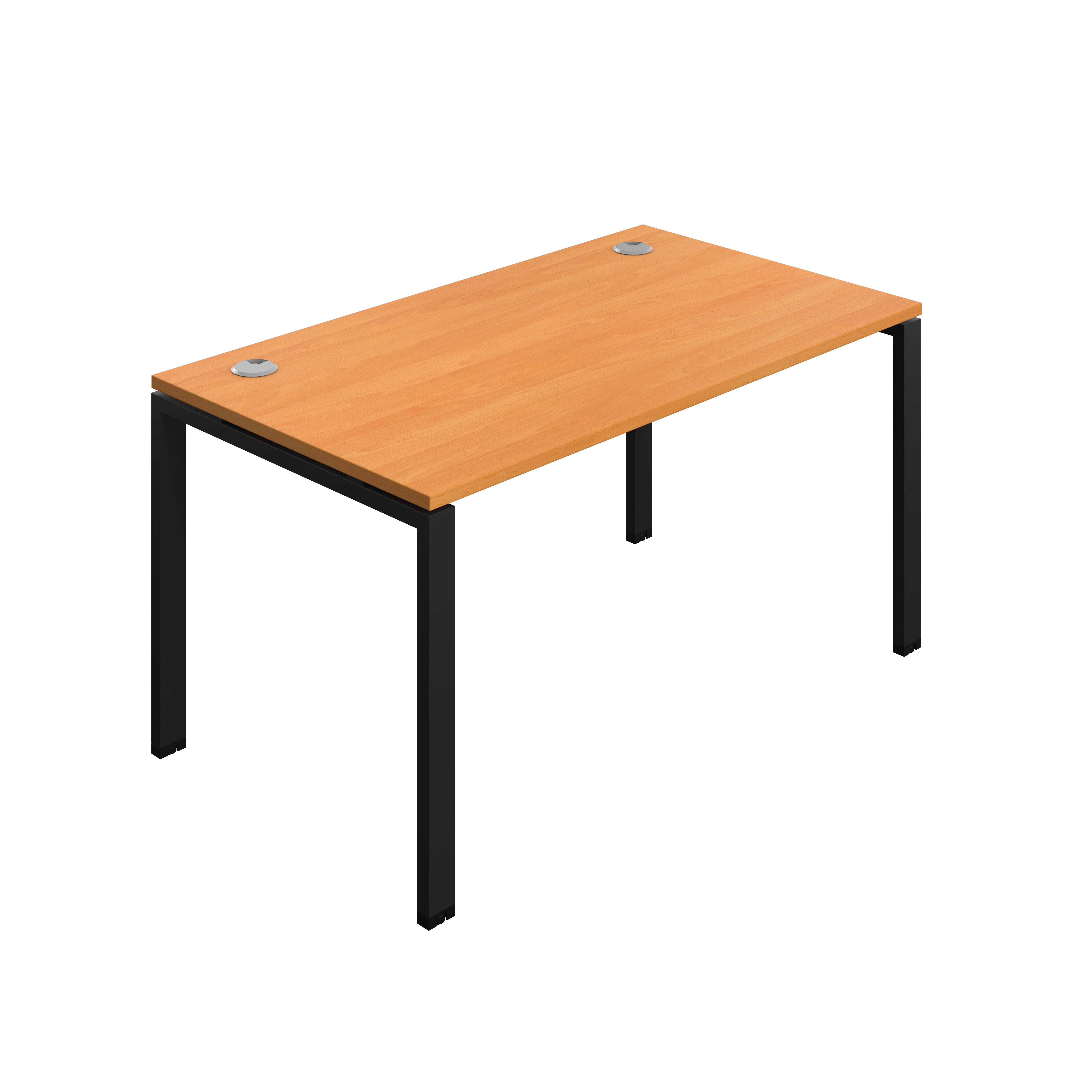 Synergy Bench with Cable Ports: 1 Person (FSC) : Goal Post Leg : 1400 | 800 | Unlimited/Black