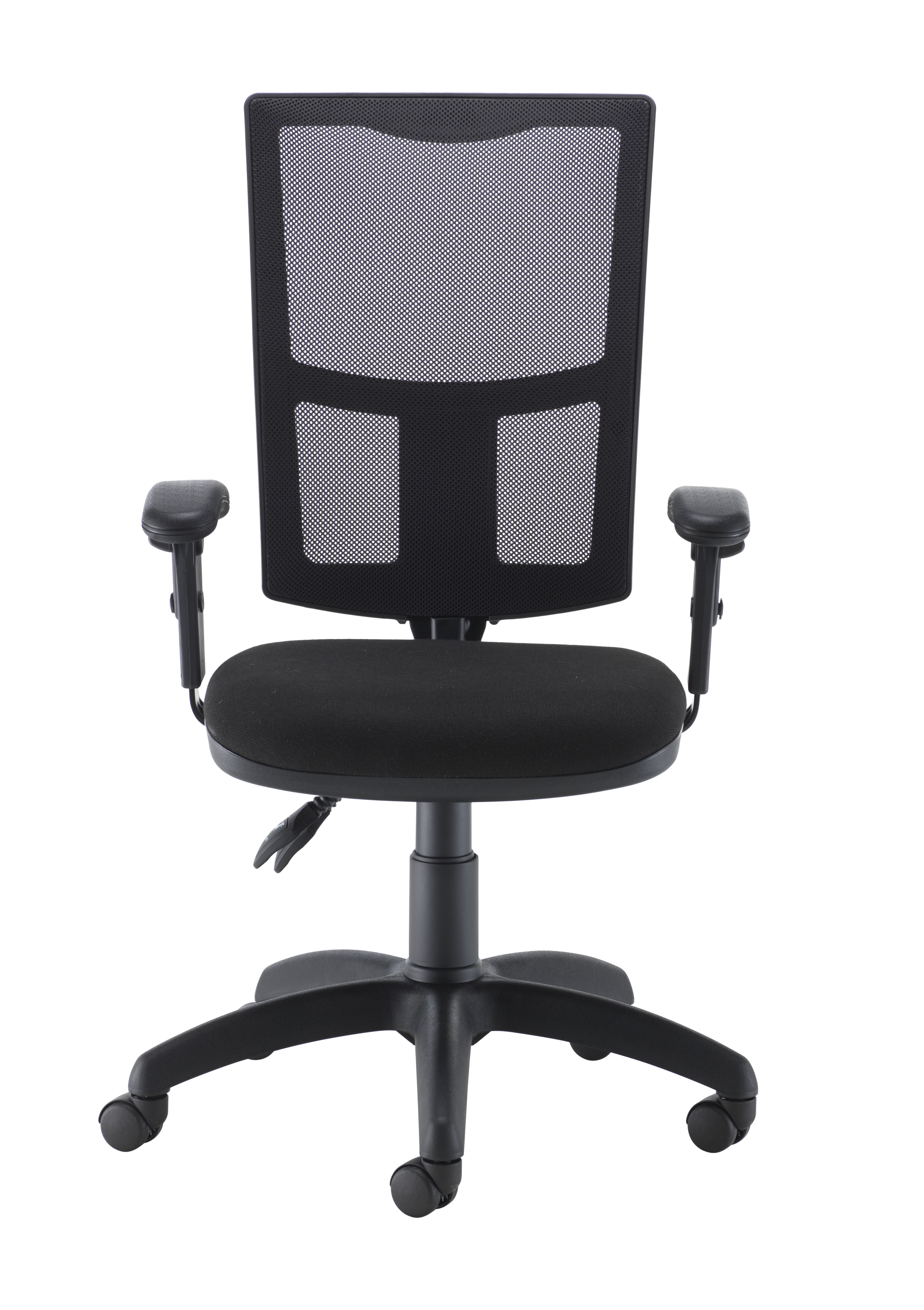 Calypso 2 Mesh Office Chair | Adjustable Arms | Black thumbnail 2