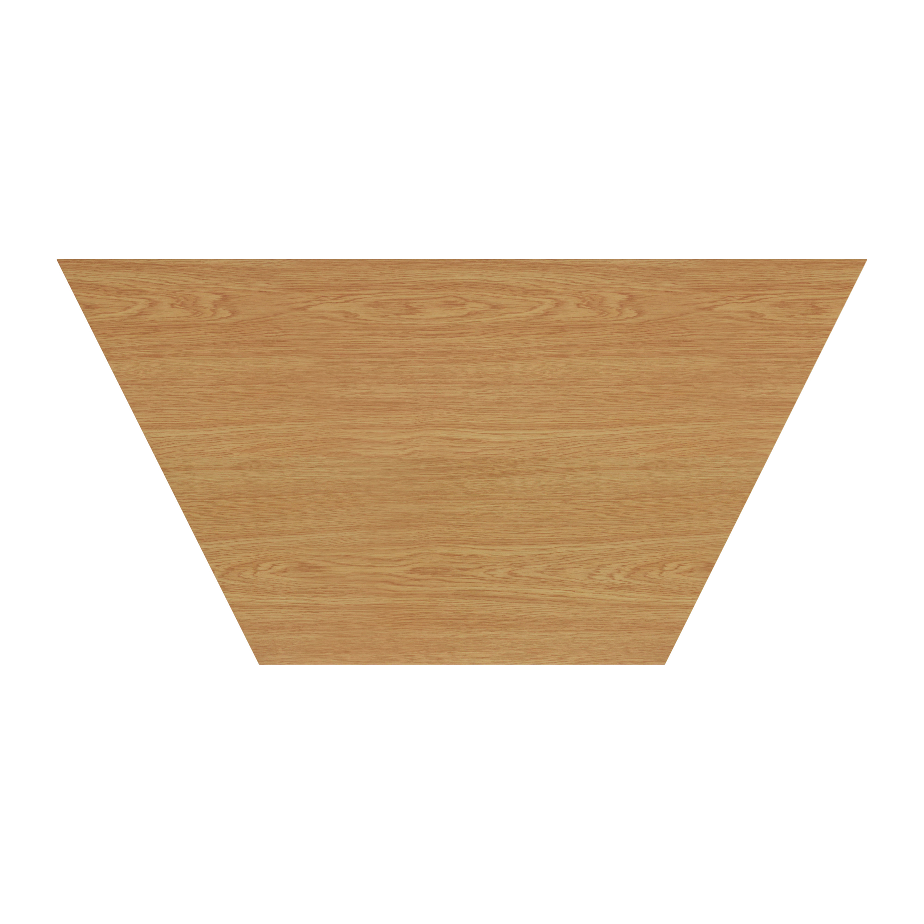 Trapezoidal Multi-purpose Table | 1600 X 800 | Nova Oak/Silver thumbnail 5