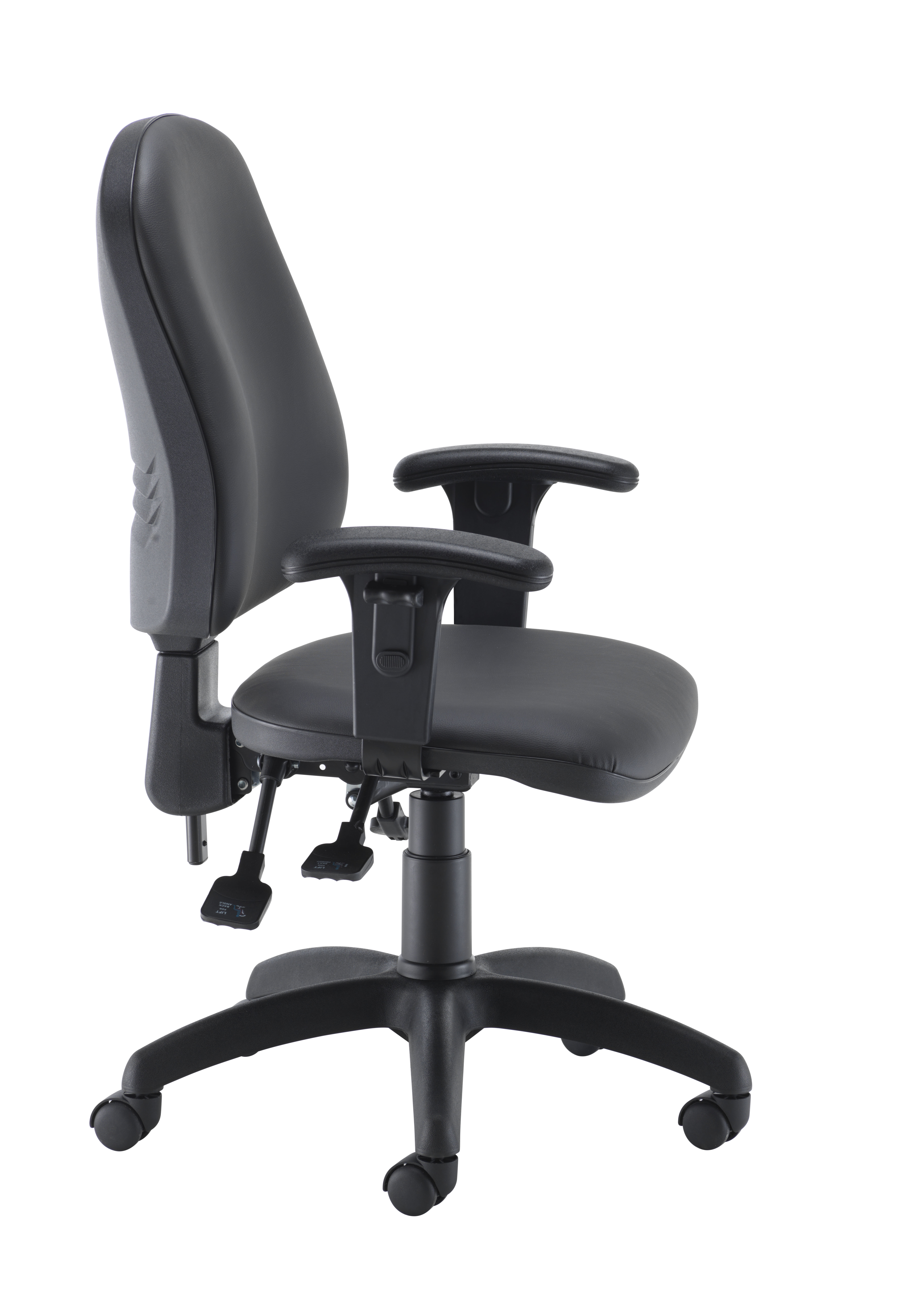Calypso 2 Deluxe Chair | Adjustable Arms | Black PU thumbnail 3
