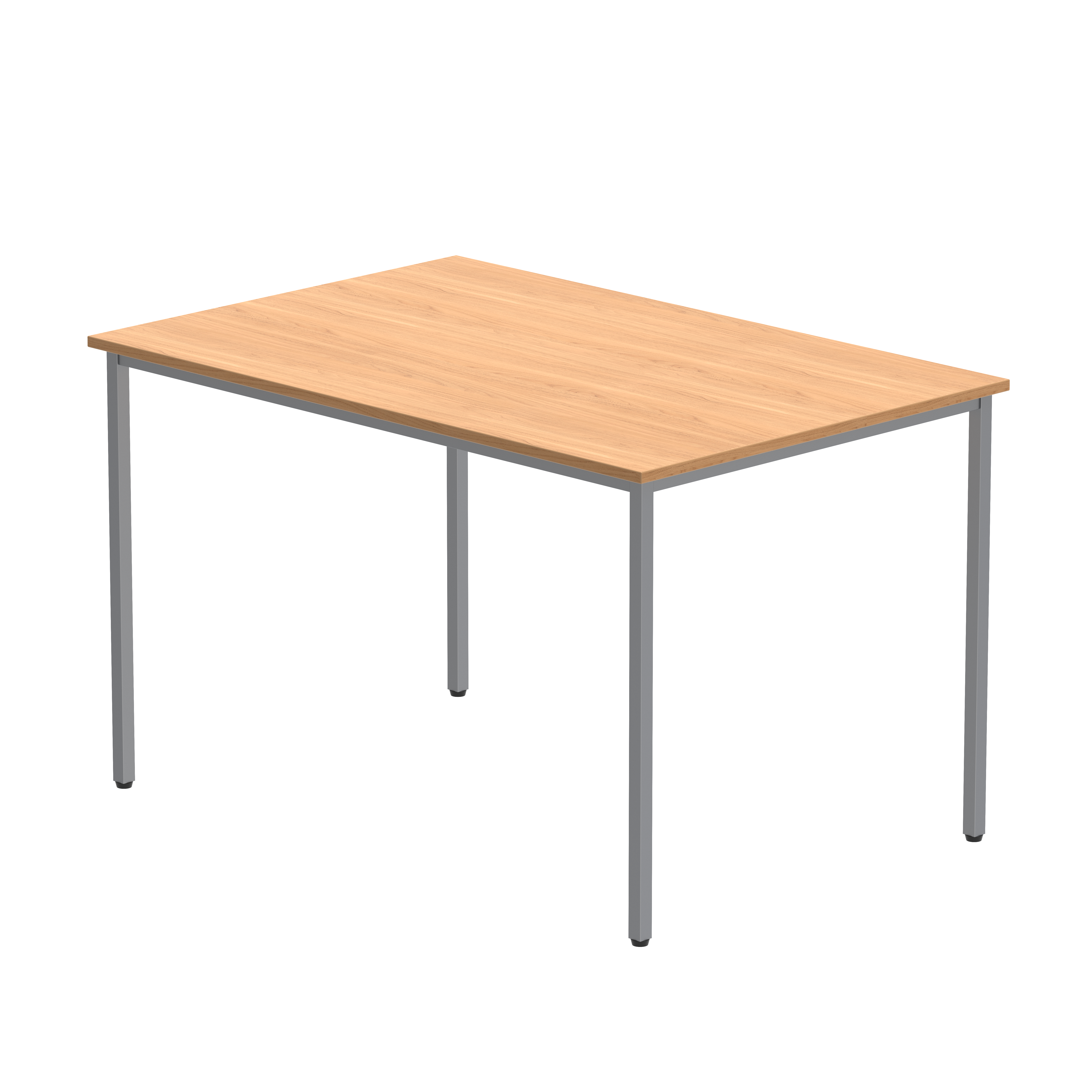 Office Rectangular Multi-Use Table (FSC) | 1200X800 | Norwegian Beech/Silver thumbnail 2