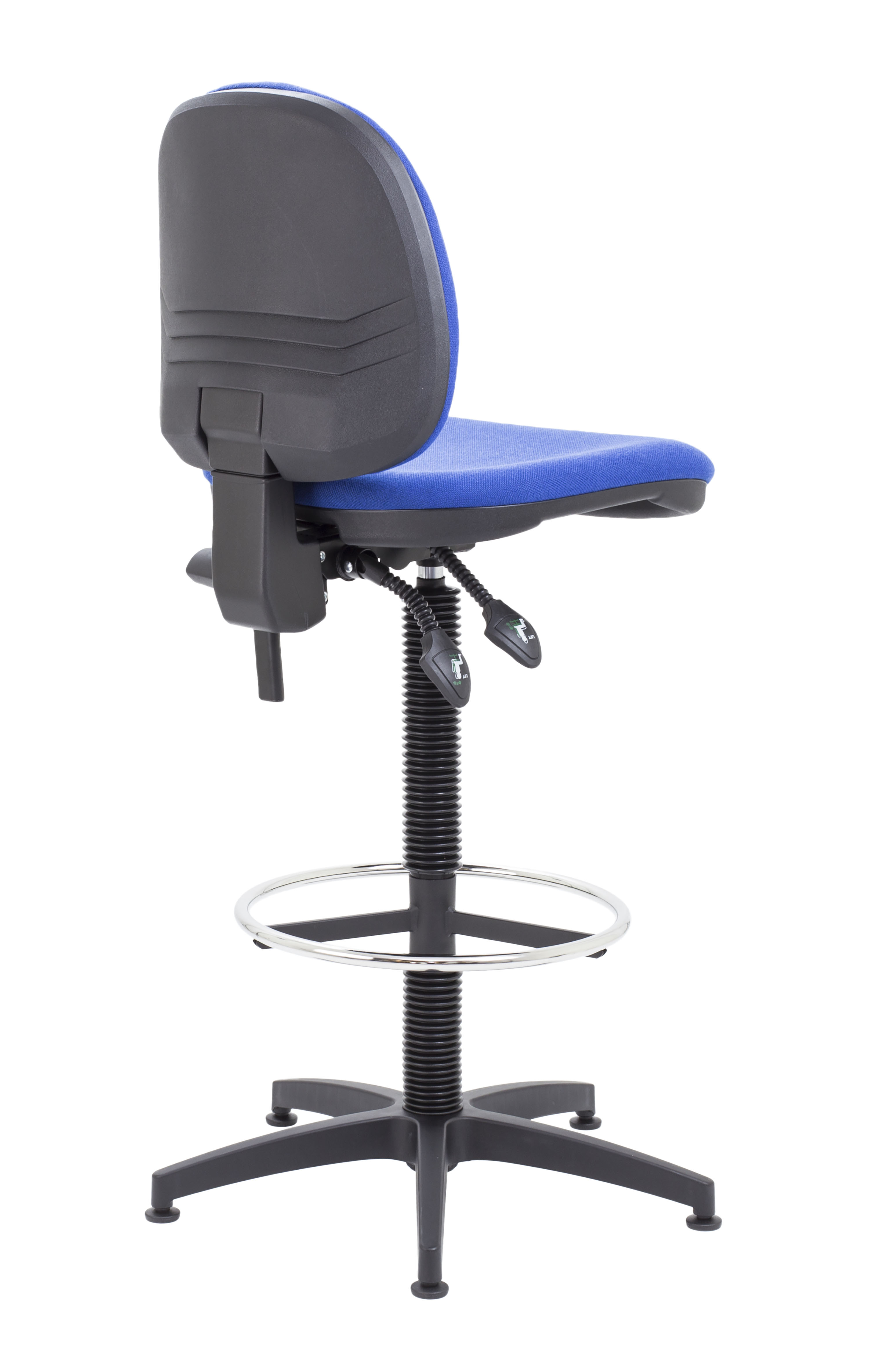 Concept Mid-Back Fixed Draughtsman-Kit Chair | Royal Blue thumbnail 4