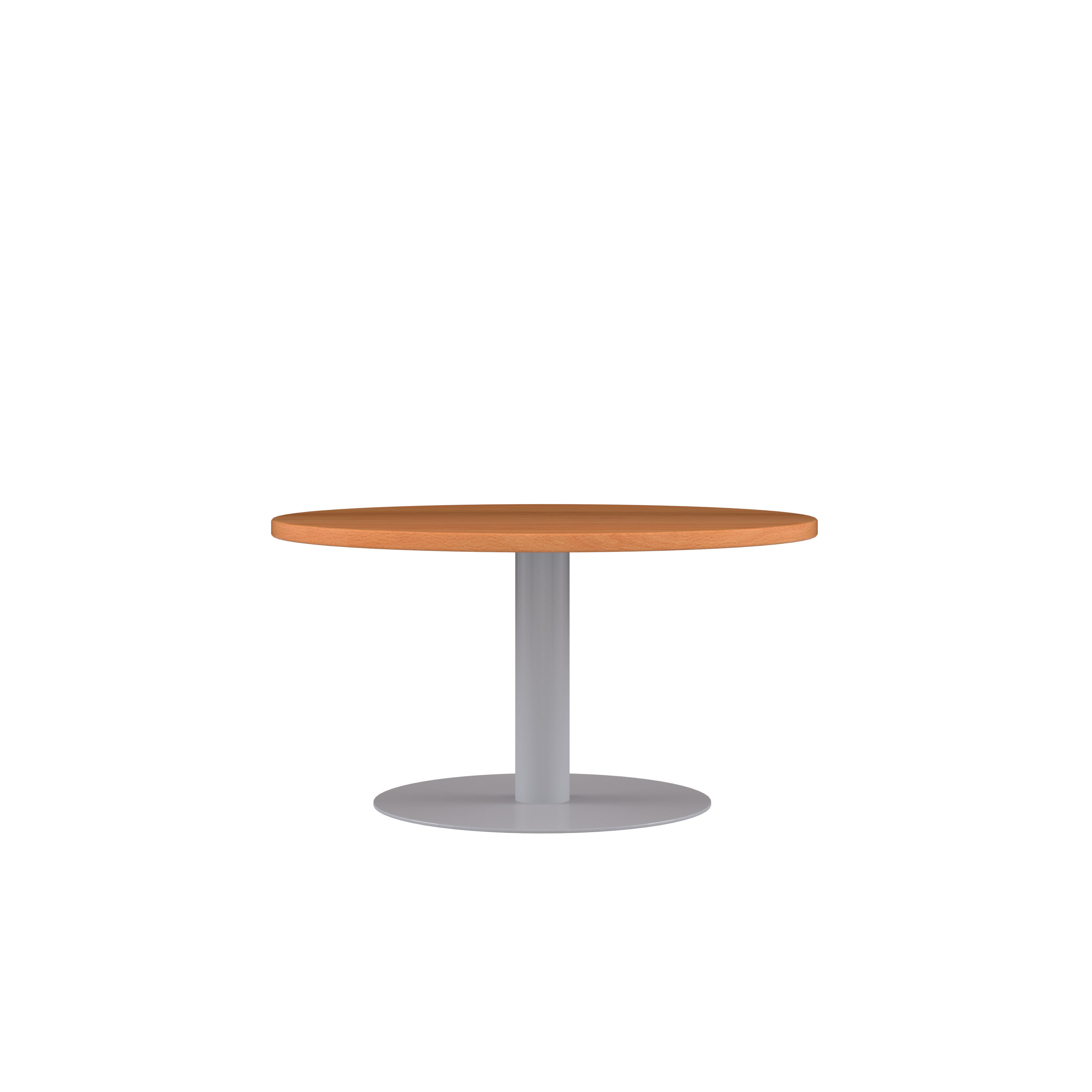 Contract Table Low (FSC) | 600mm | Beech/Silver thumbnail 2
