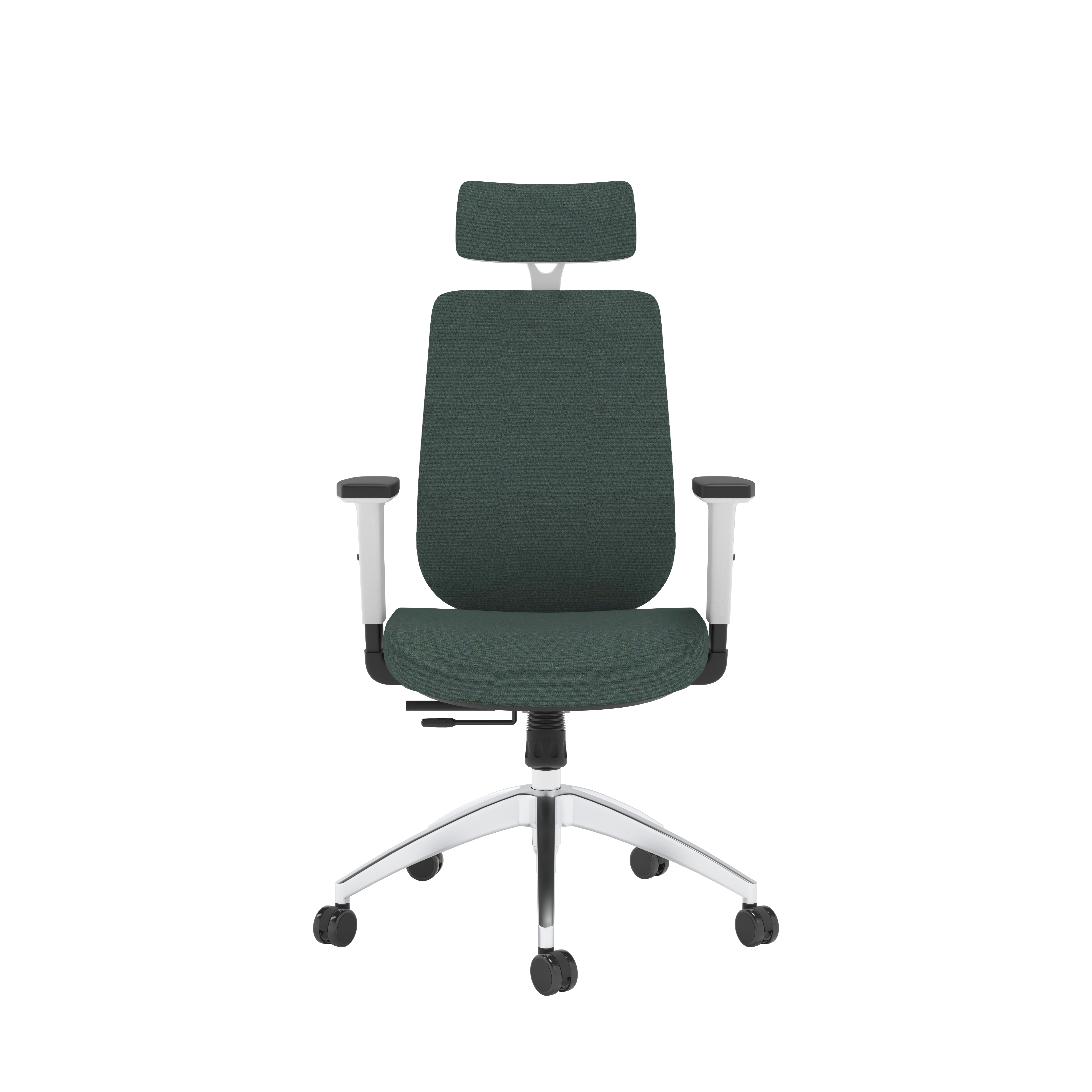 Maldini High Back Office Chair | Green/White thumbnail 3