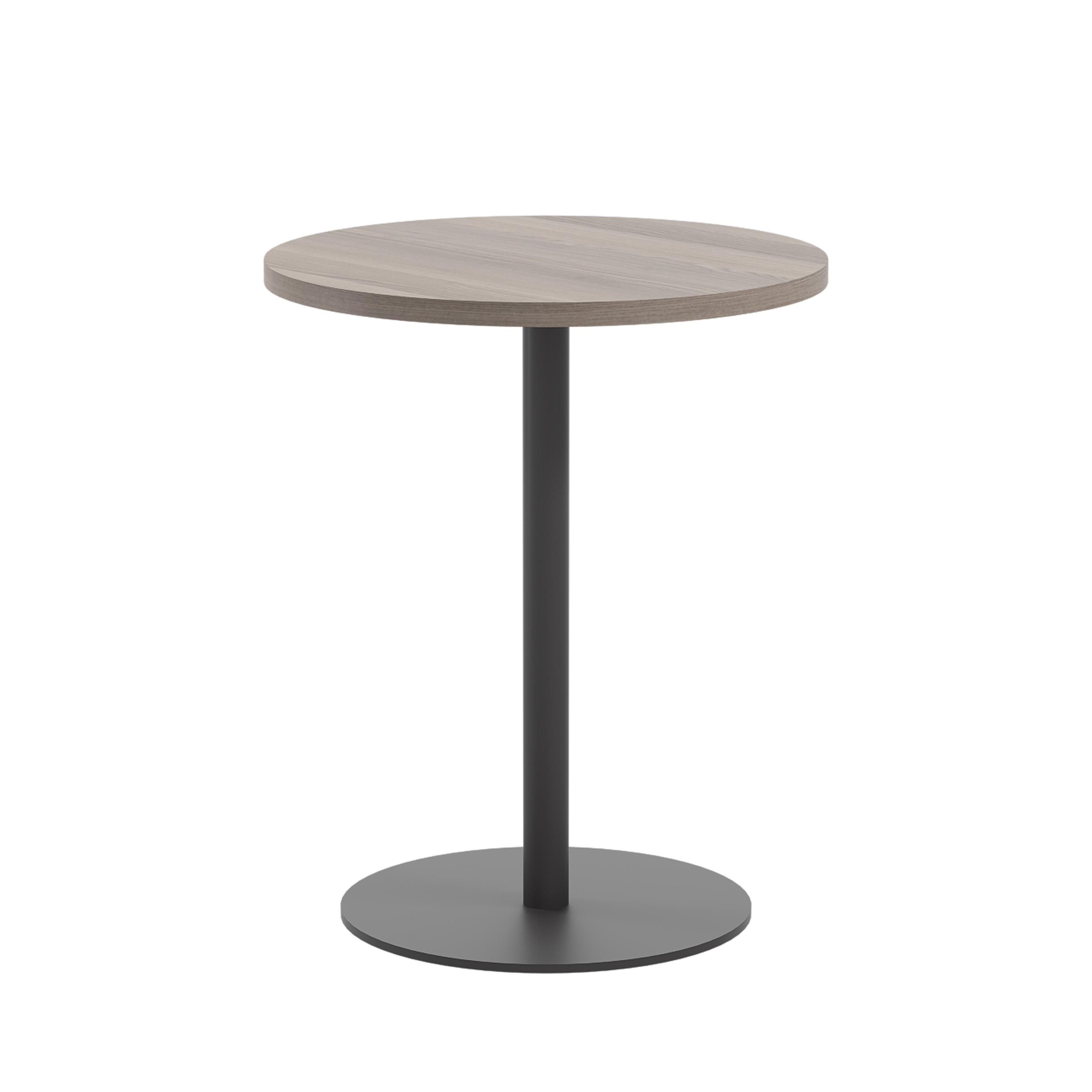 Contract Table Mid (FSC) | 600mm | Grey Oak/Black thumbnail 5