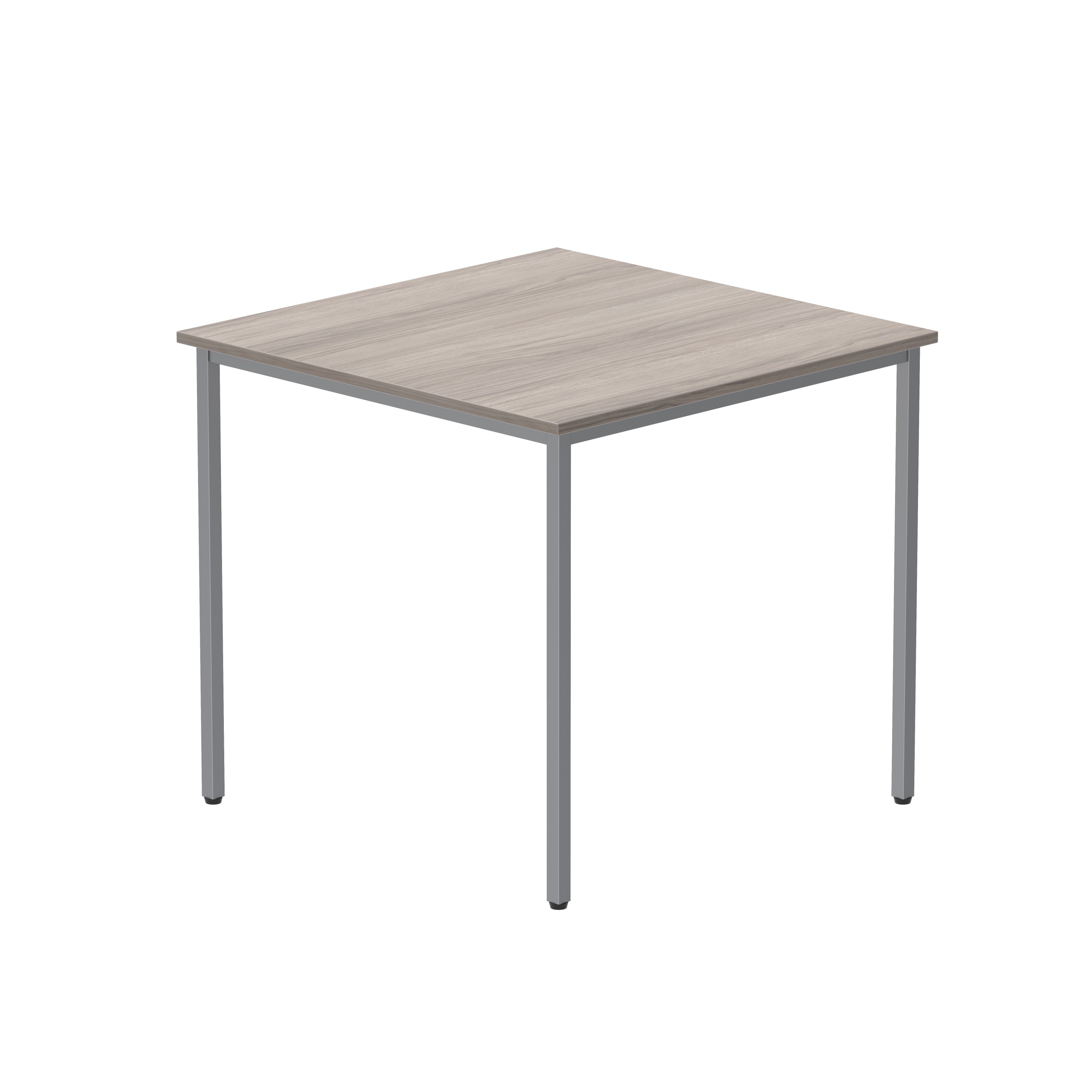 Office Rectangular Multi-Use Table (FSC) | 800X800 | Alaskan Grey Oak/Silver thumbnail 6