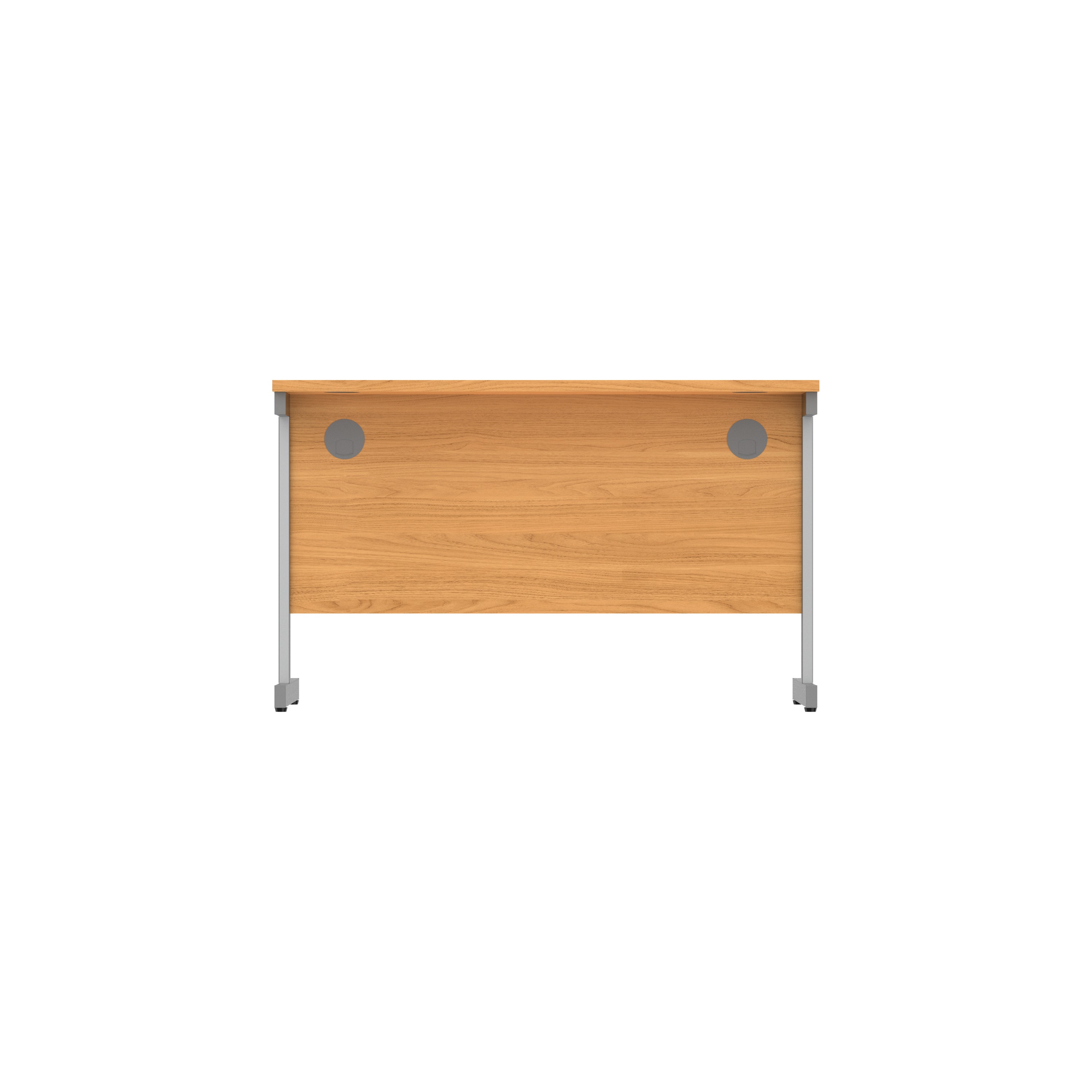 Office Rectangular Desk with Steel Single Upright Cantilever Frame (FSC) | 1200X800 | Norwegian Beech/Graphite thumbnail 5