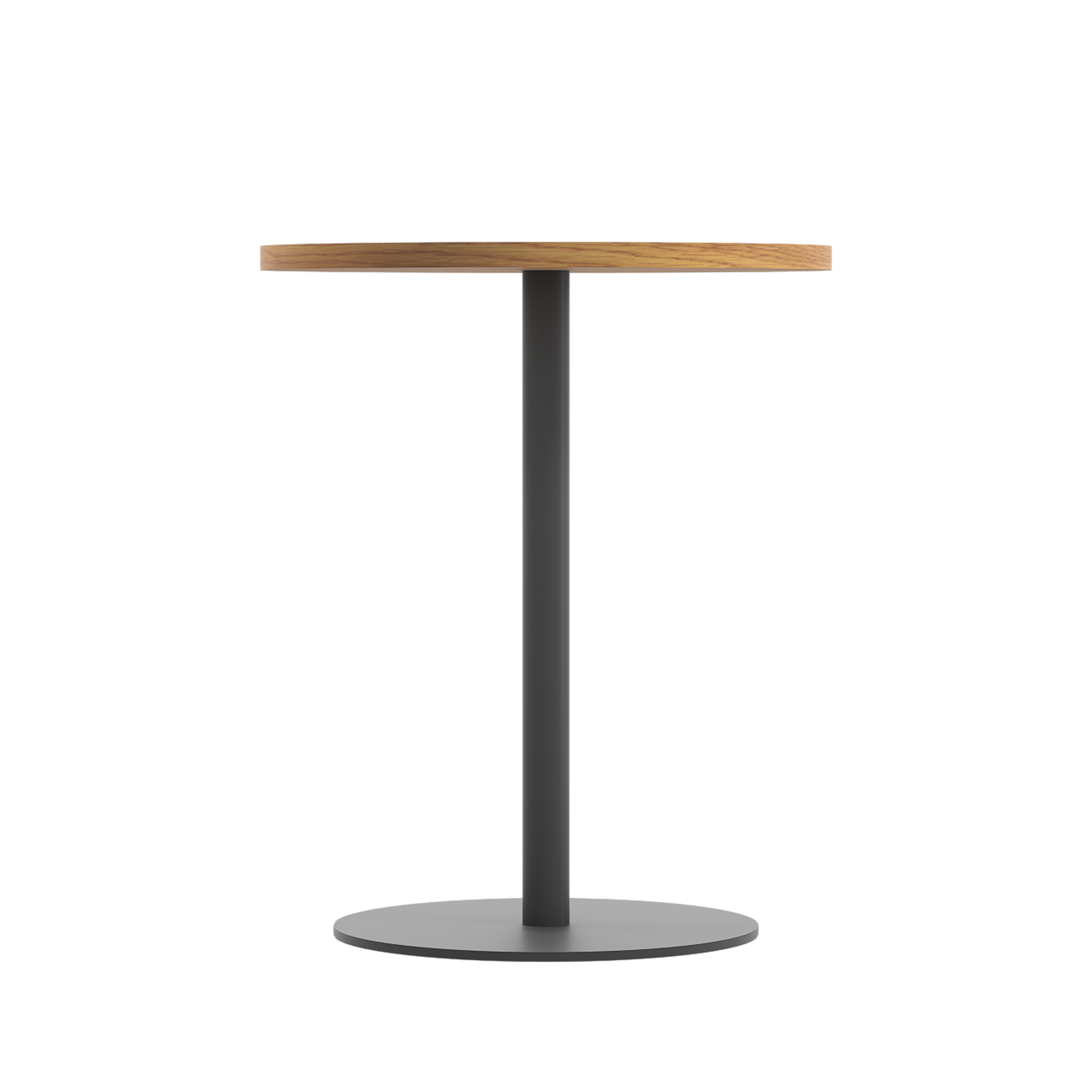 Contract Table Mid (FSC) | 600mm | Nova Oak/Black thumbnail 2