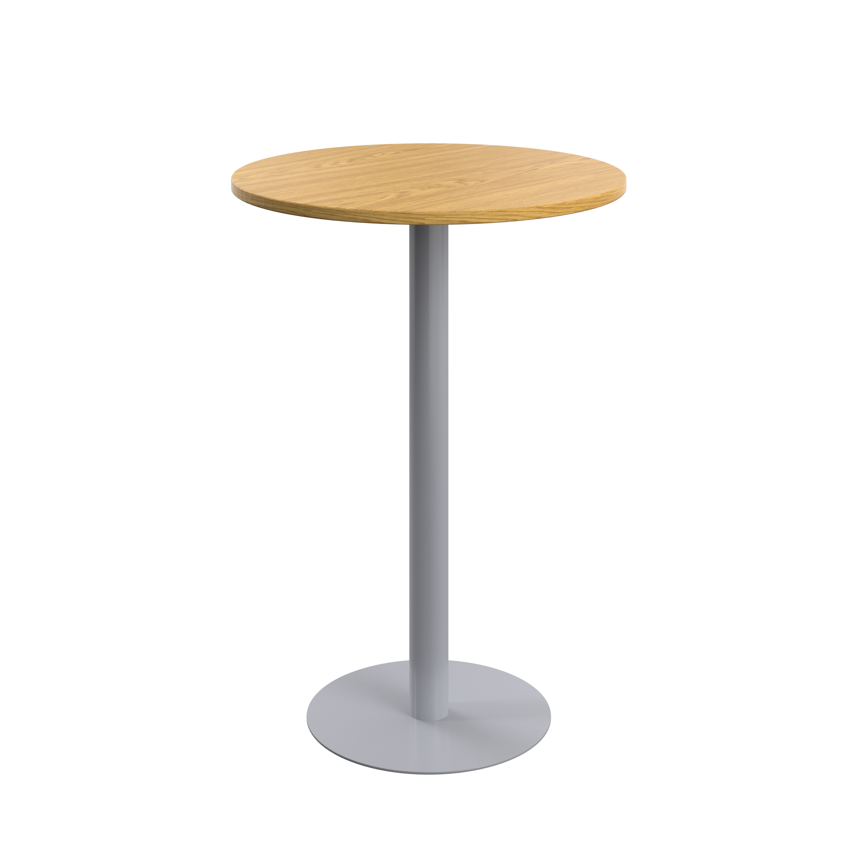 Contract Table High (FSC) | 800mm | Nova Oak/Silver